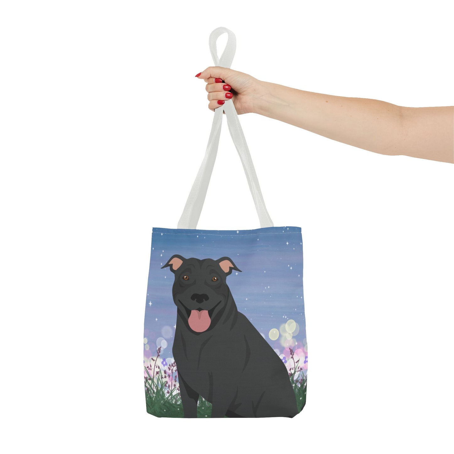 Pit Bull Dog Tote Bag 13x13