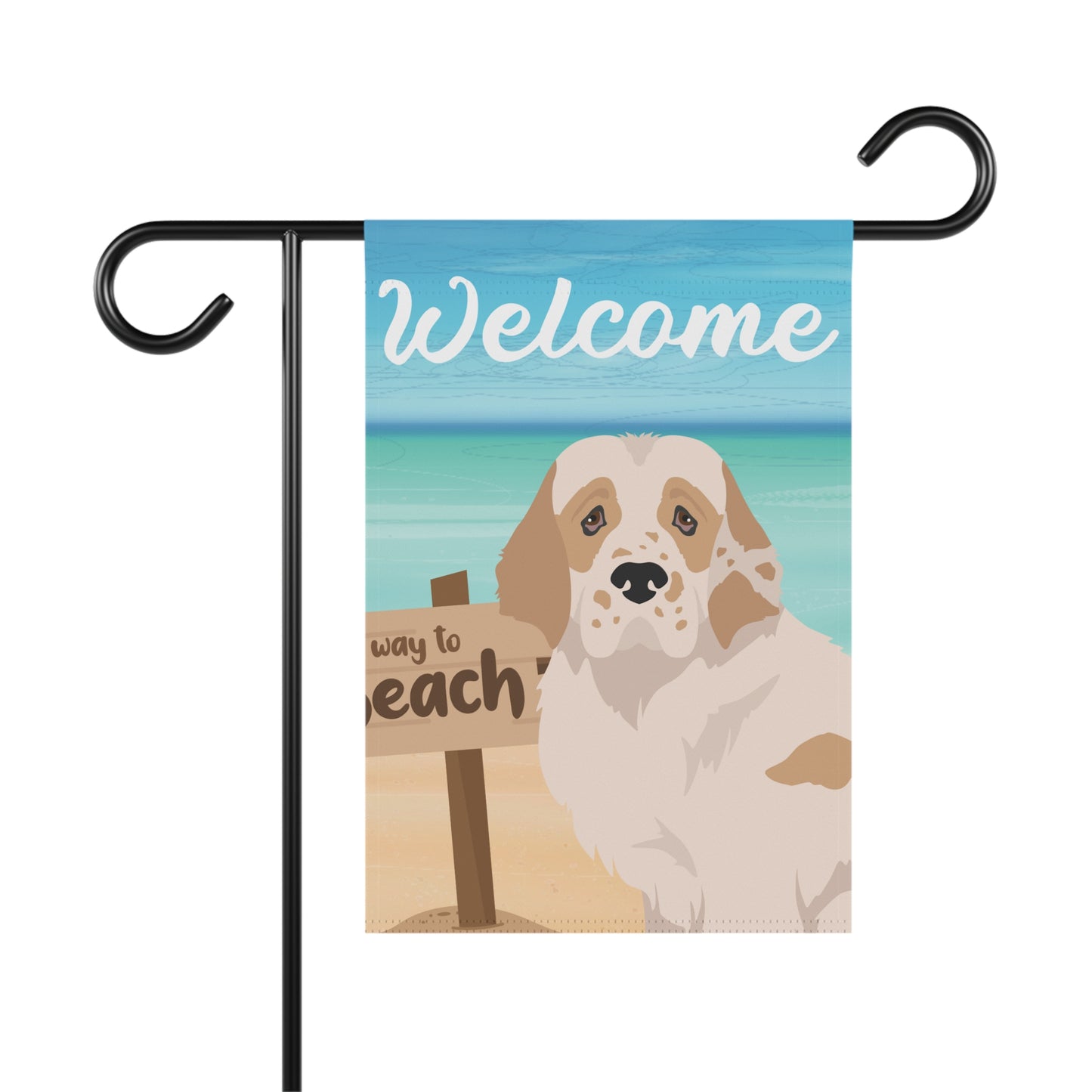 Clumber Spaniel Dog Garden Flag
