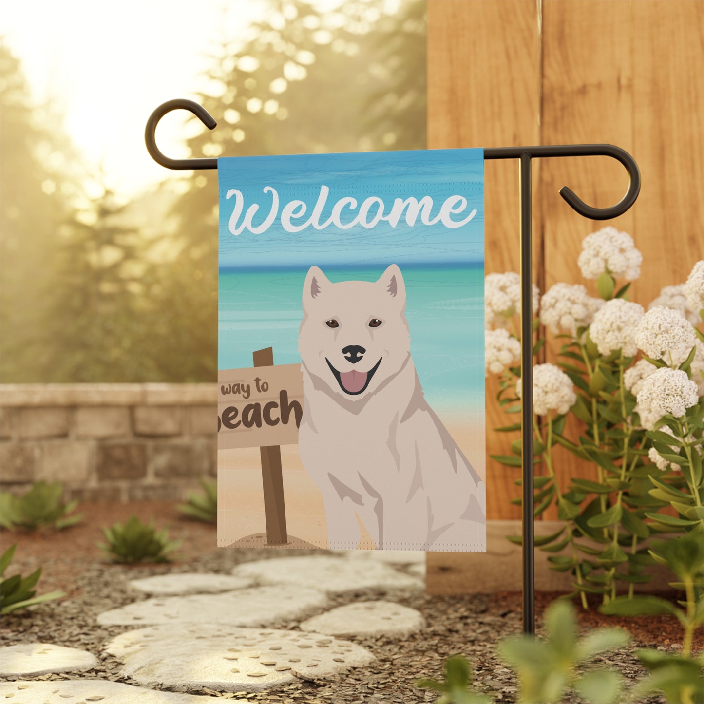 Kishu Ken Dog Garden Flag