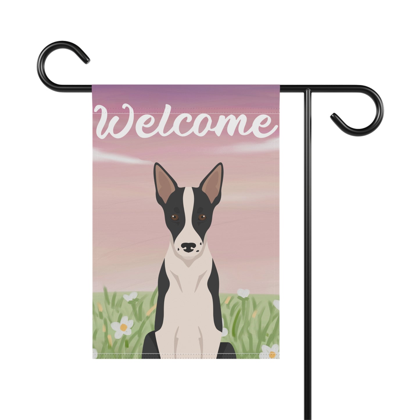 Border Collie Dog Welcome Garden Flag