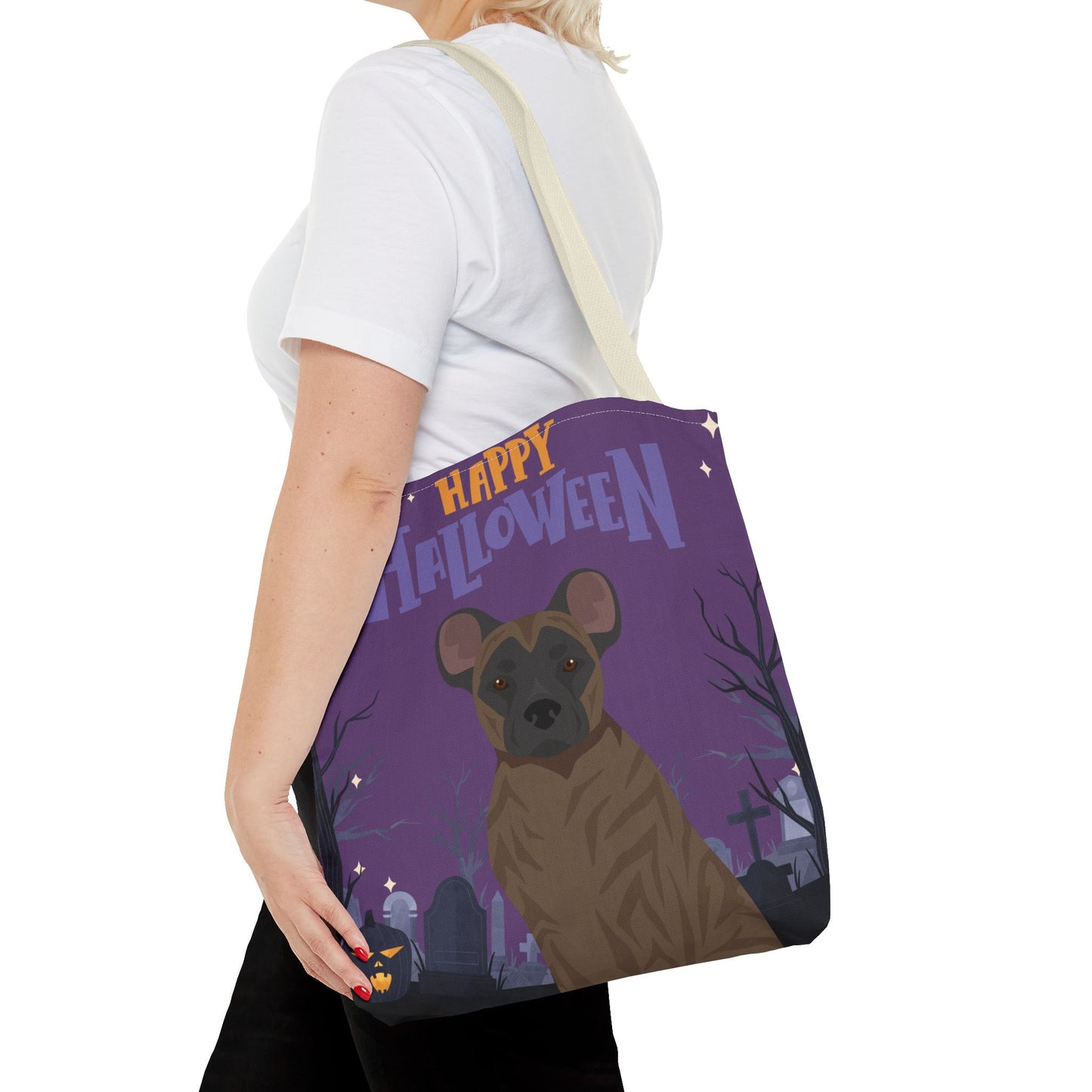 St Miguel Cattle Dog Dog Happy Halloween Tote Bag 16x16
