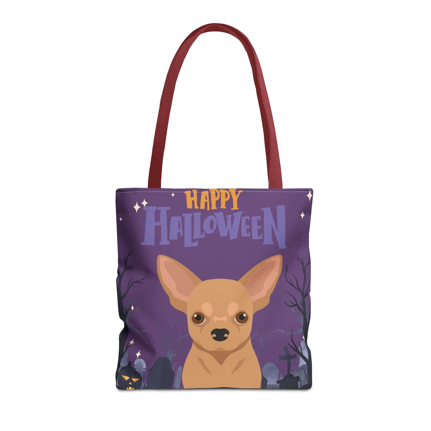 Chihuahua Dog Happy Halloween Tote Bag 16x16