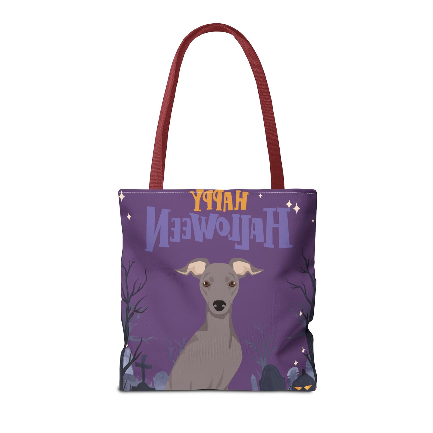 Italian Greyhound Dog Happy Halloween Tote Bag 16x16
