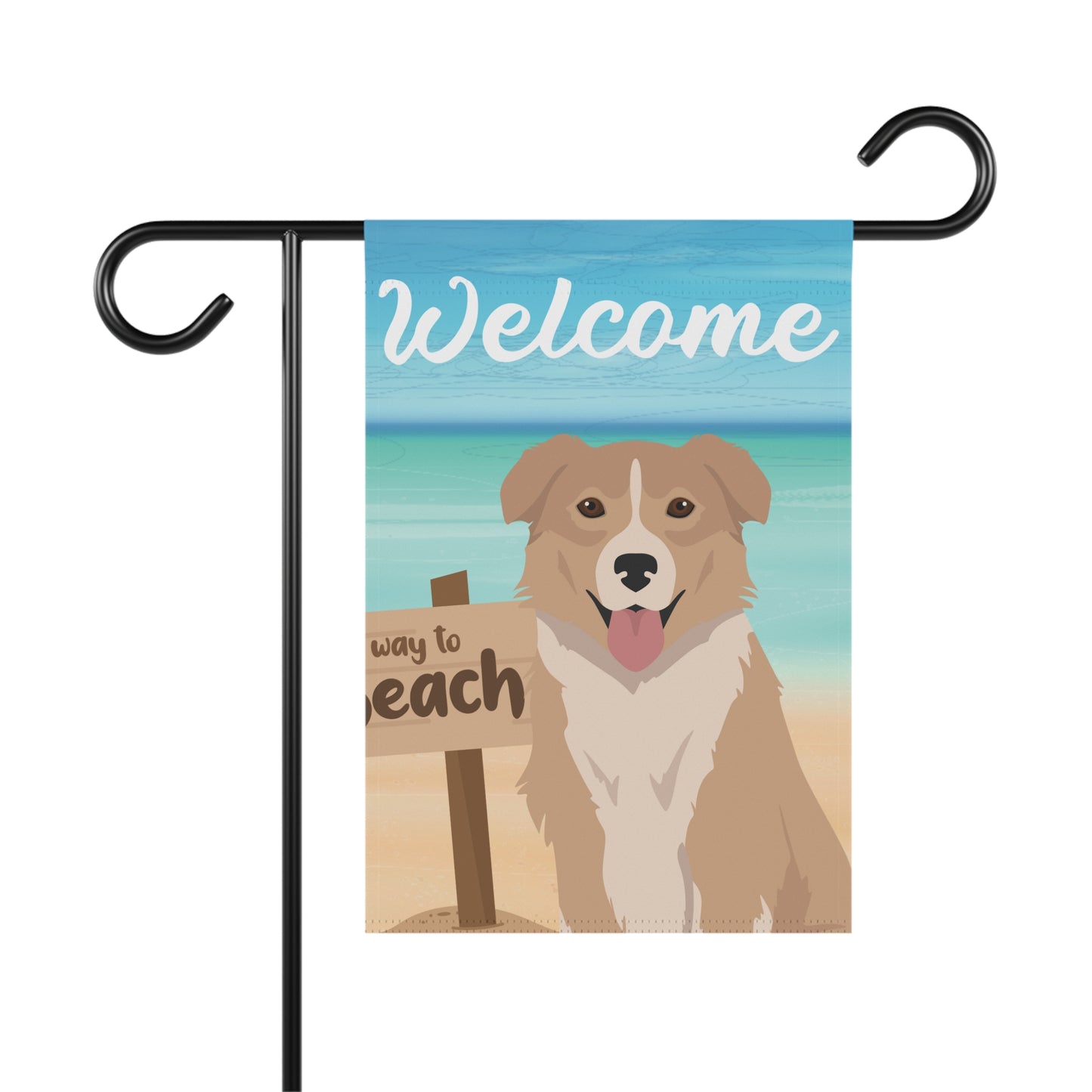 English Shepherd Dog Garden Flag