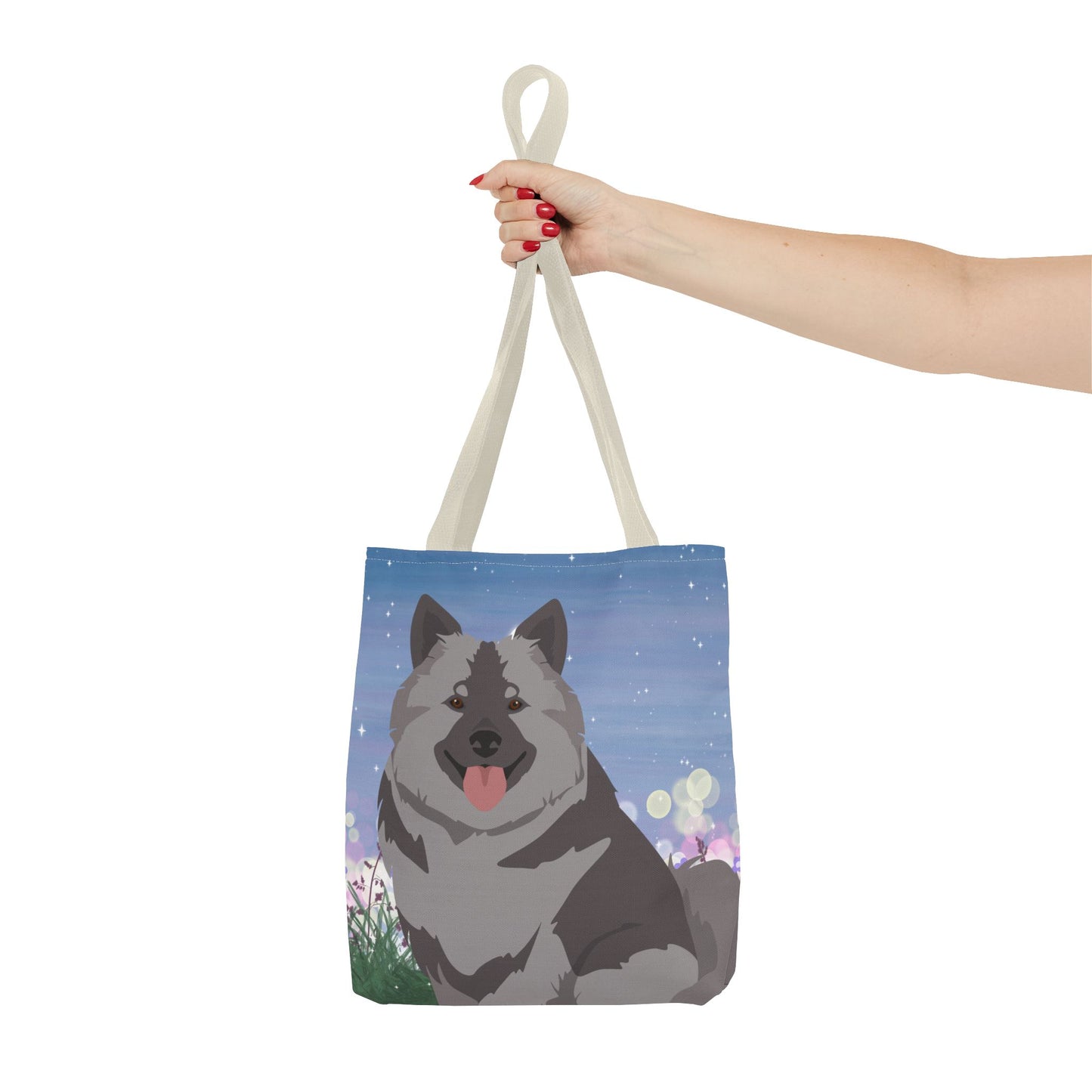 keeshond Dog Tote Bag 13x13