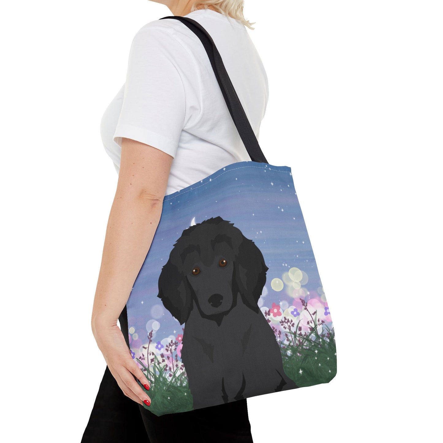 Poodle Dog Tote Bag 16x16