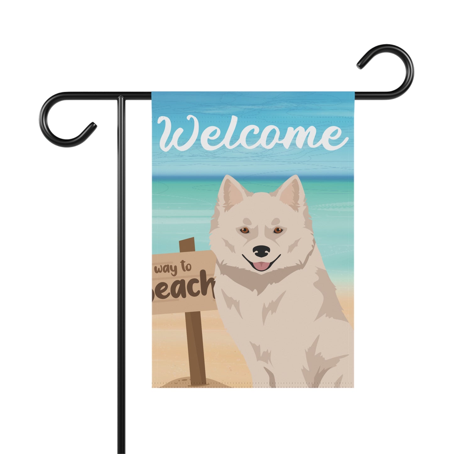 Nenets Herding Laika Dog Garden Flag