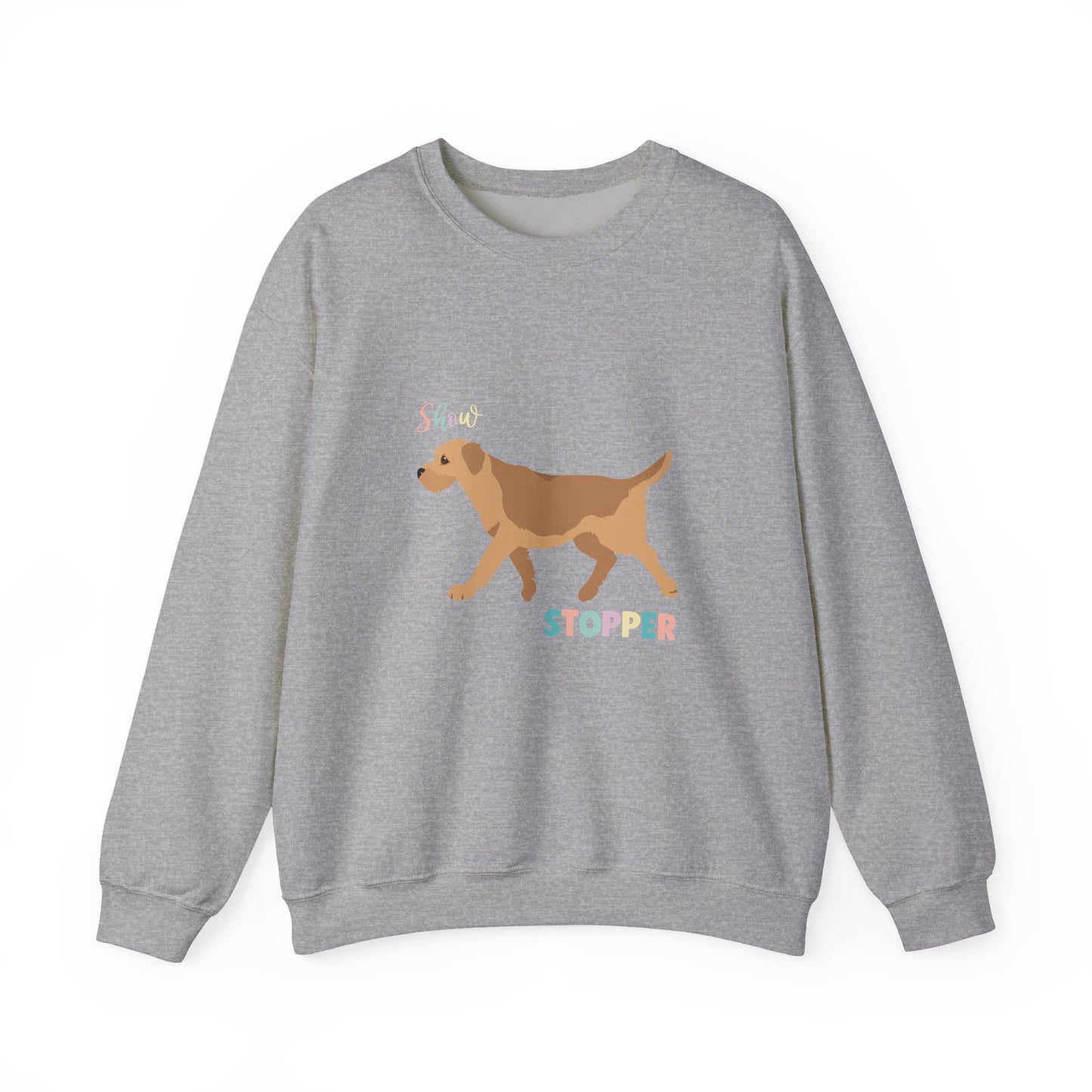 Border Terrier Dog Unisex Heavy Blend Crewneck Sweatshirt