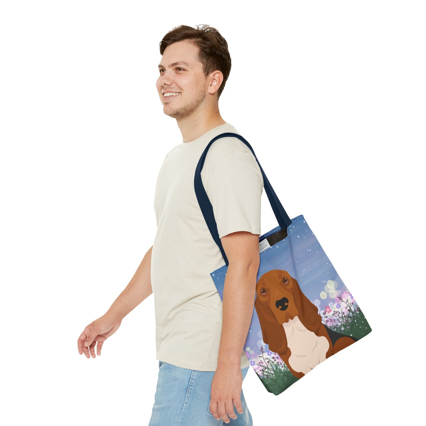 Basset Hound Dog Tote Bag 16x16
