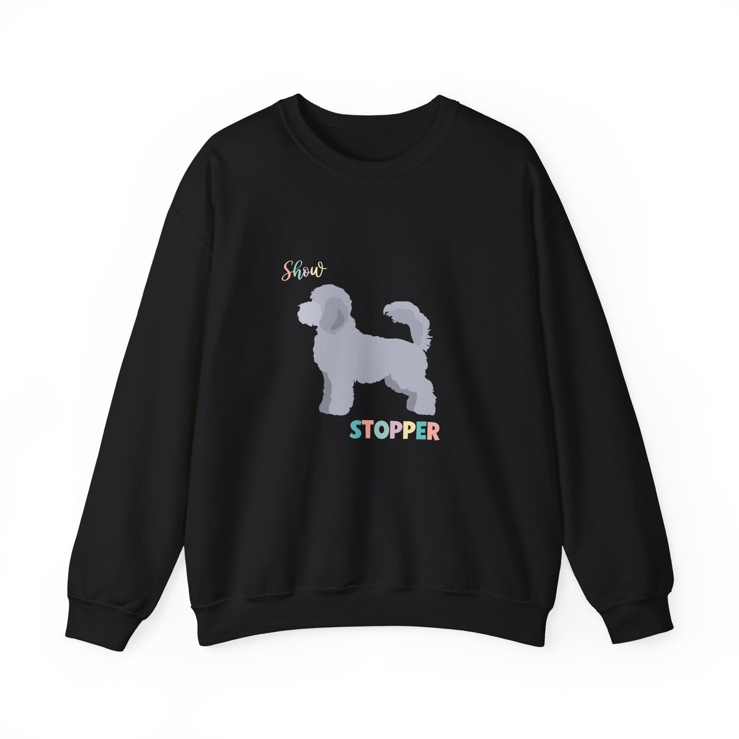 Poodle Dog Unisex Heavy Blend Crewneck Sweatshirt