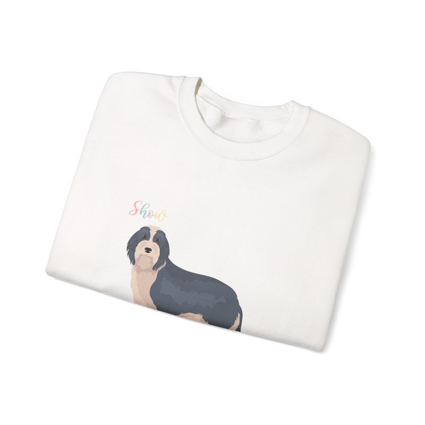 Bearded Collie Dog Unisex Heavy Blend Crewneck Sweatshirt