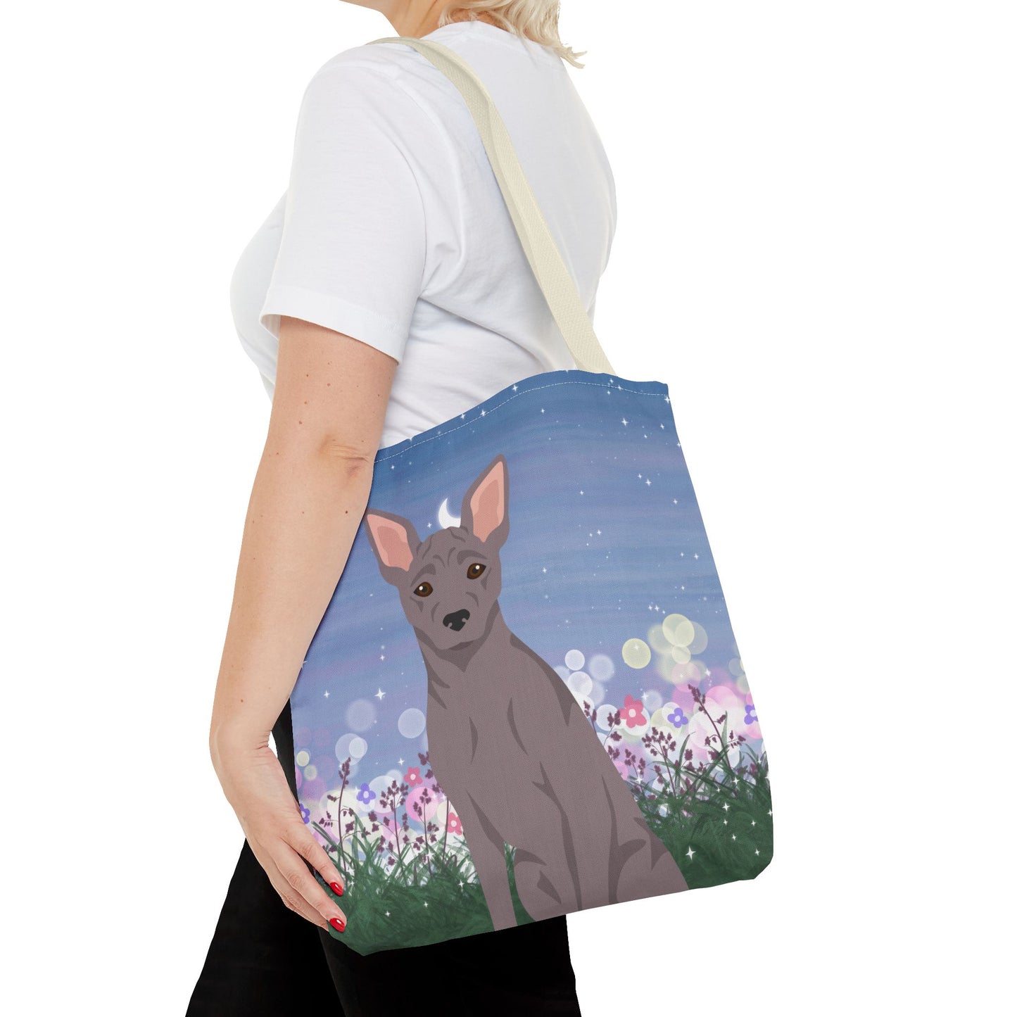 American Hairless Terrier Dog Tote Bag 16x16