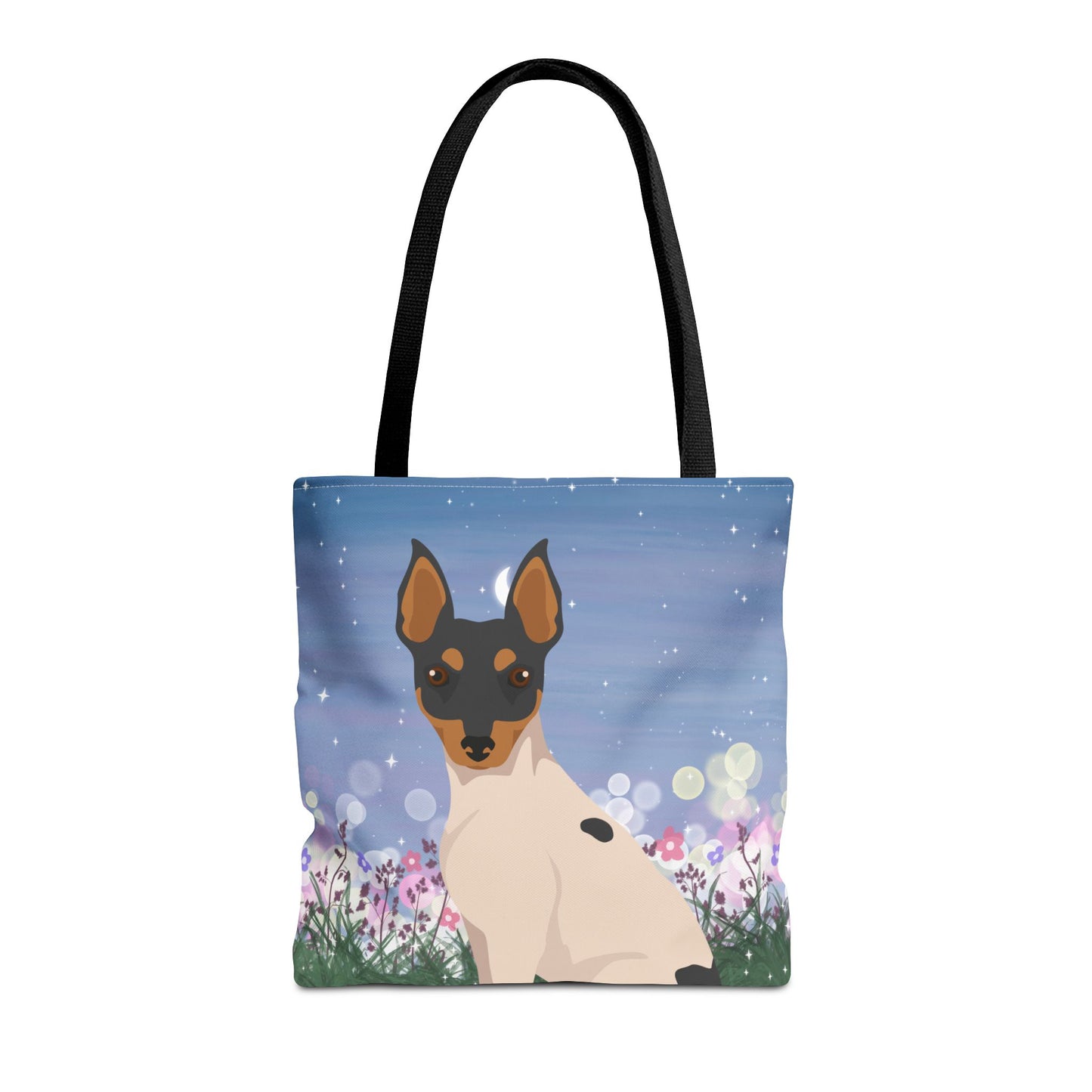 Toy Fox Terrier Dog Tote Bag 16x16