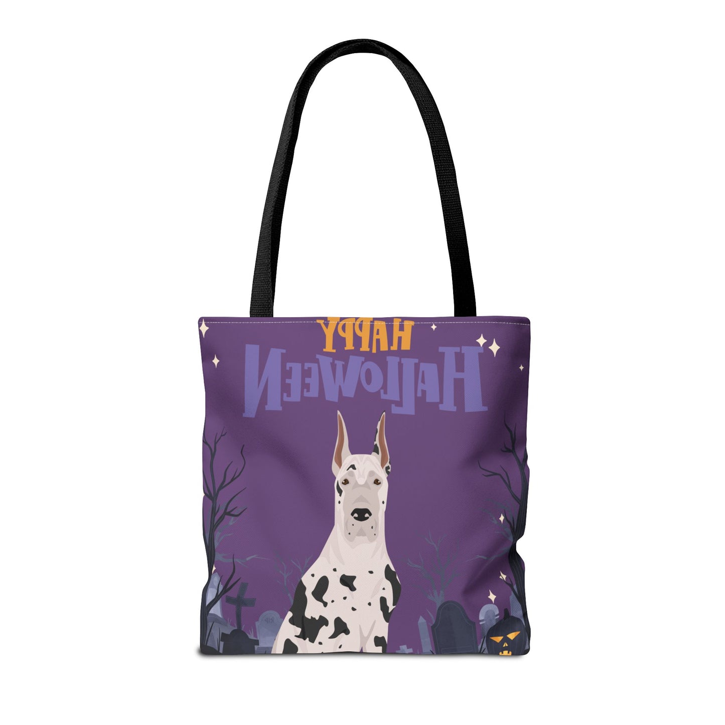 Great Dane Dog Happy Halloween Tote Bag 16x16