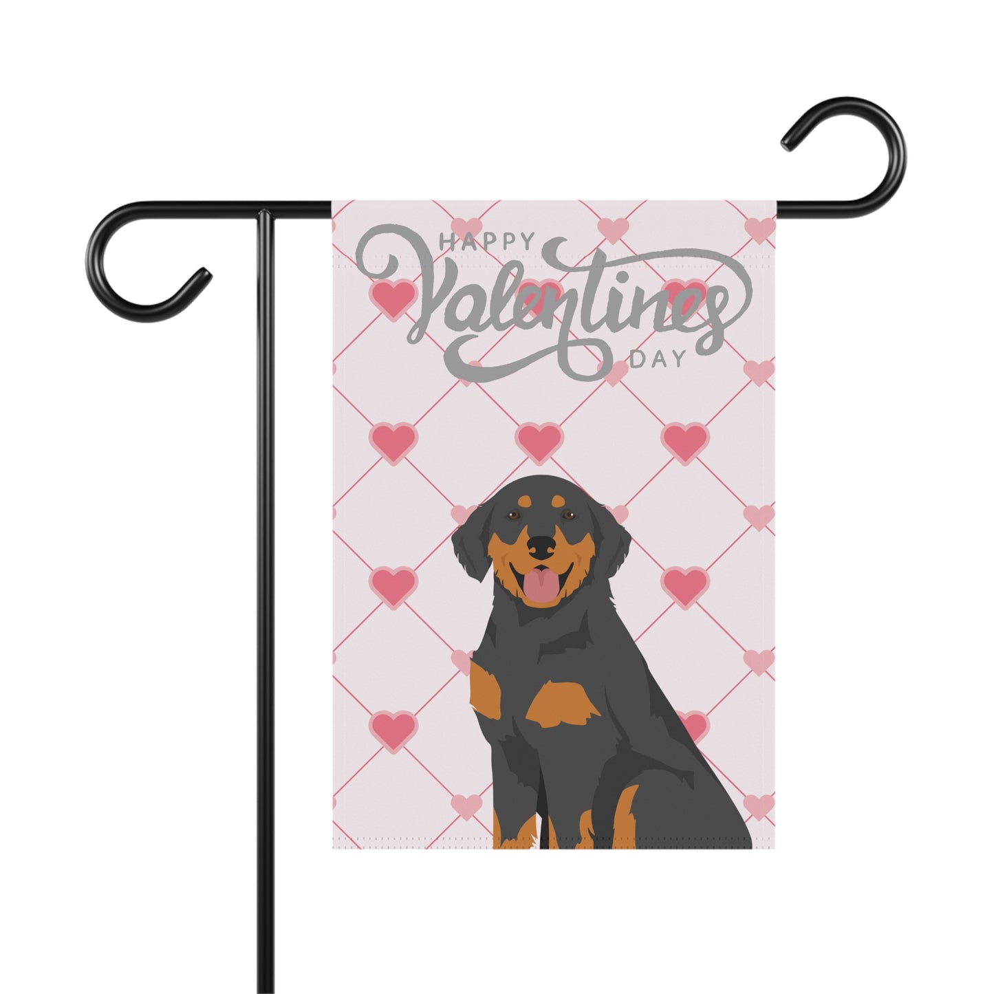 Hovawart Dog Valentines Day Garden Flag