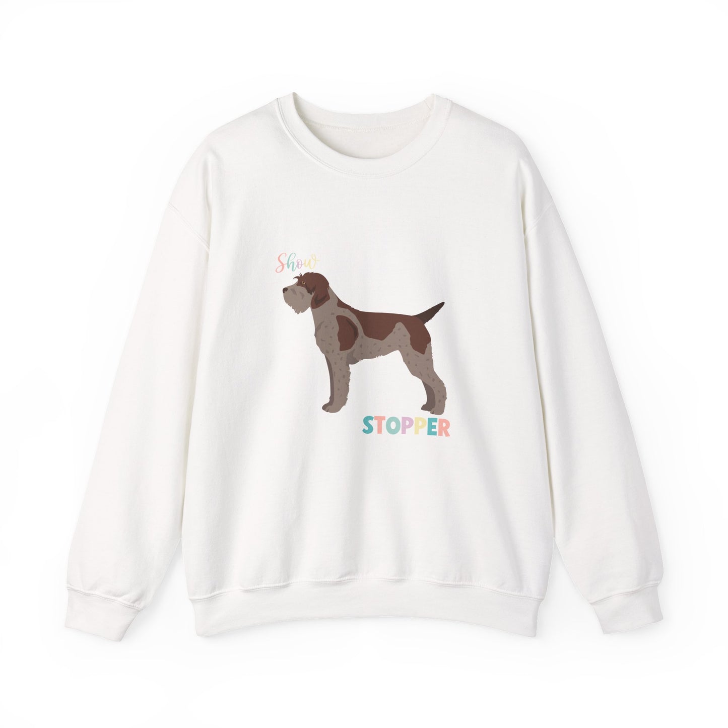 Wirehaired Pointer Griffon Dog Unisex Heavy Blend Crewneck Sweatshirt