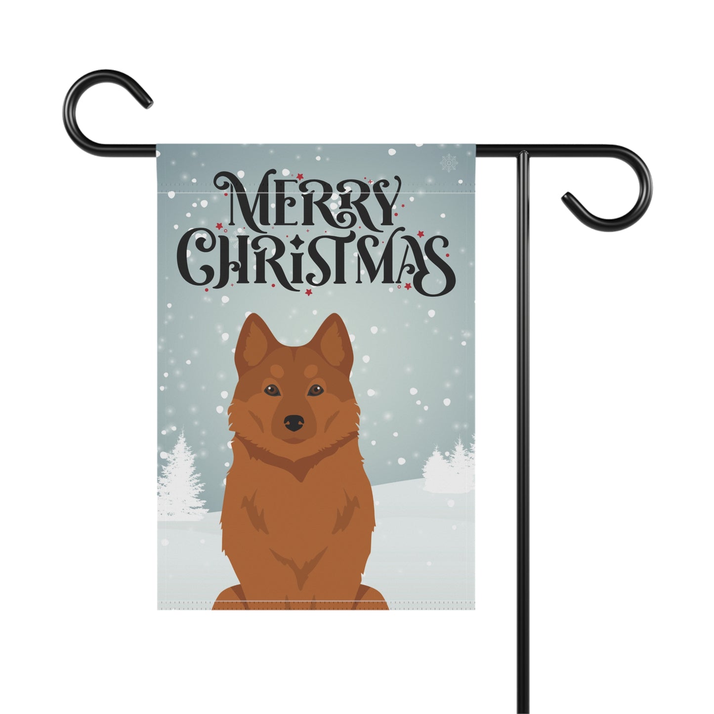 Finnish Spitz Dog Garden Flag