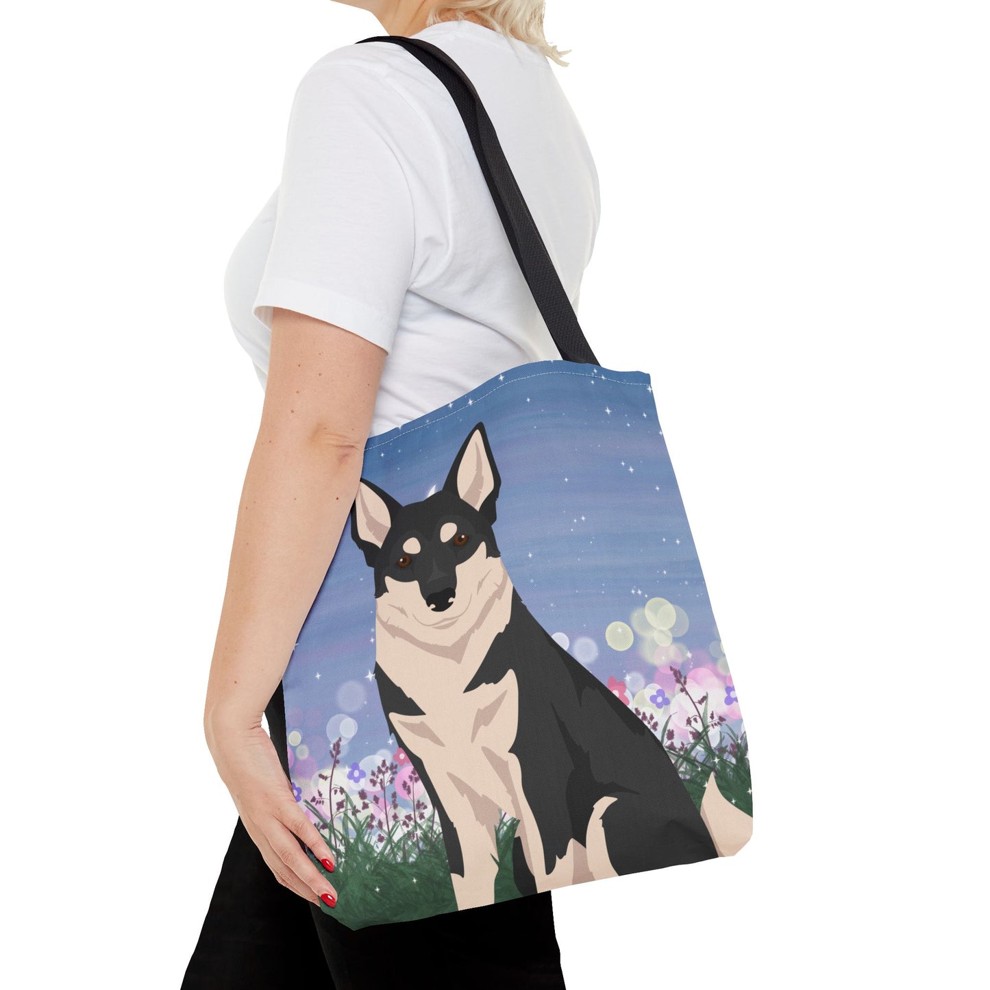 Swedish Elkhound Dog Tote Bag 16x16