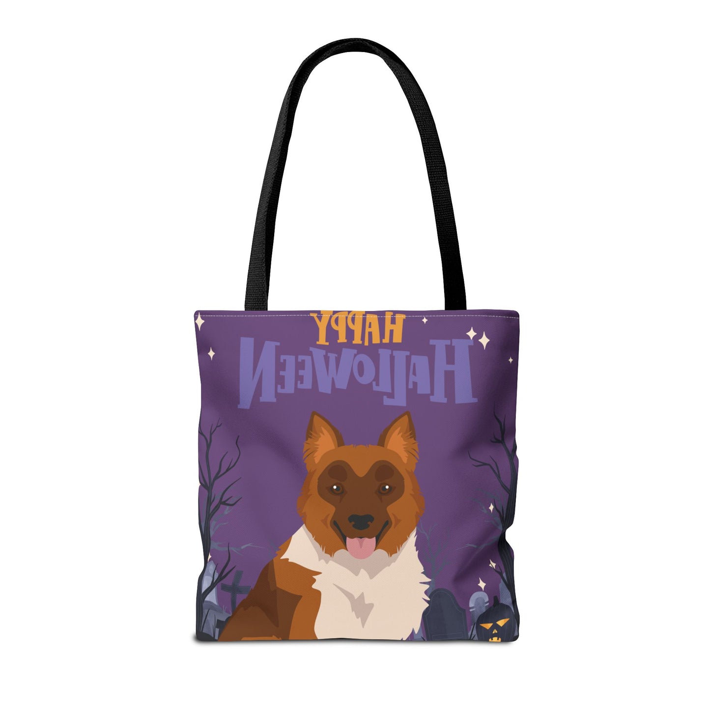 Elo Dog Happy Halloween Tote Bag 16x16