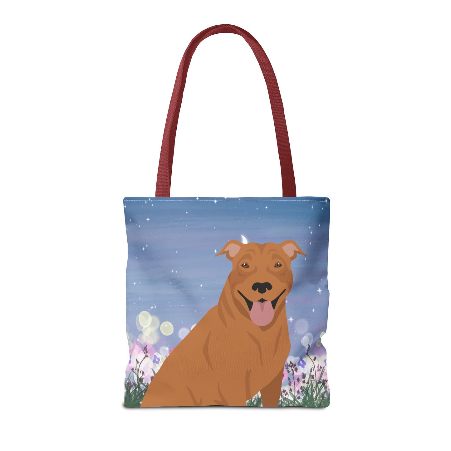 Pit Bull Dog Tote Bag 16x16