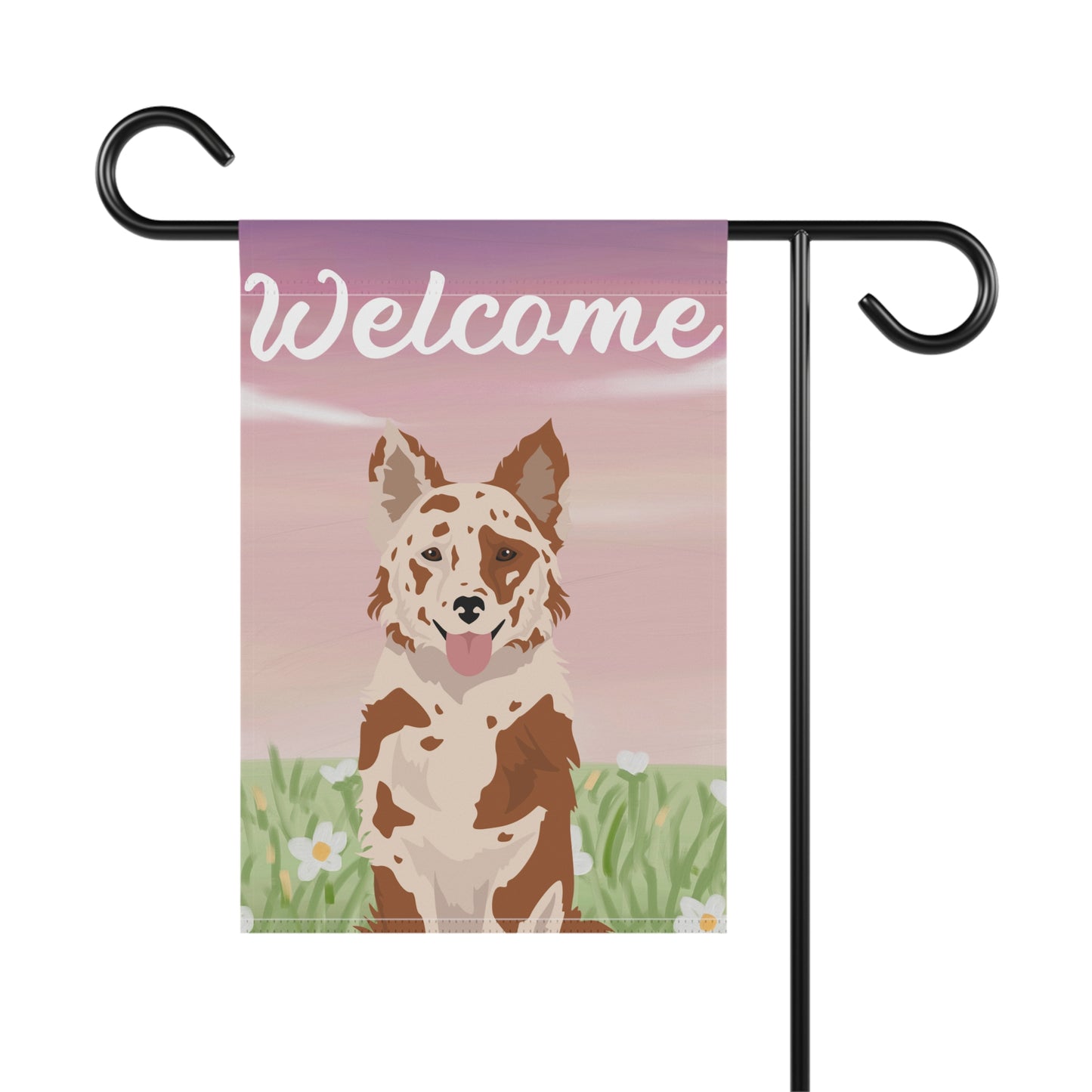 Mudi Dog Welcome Garden Flag