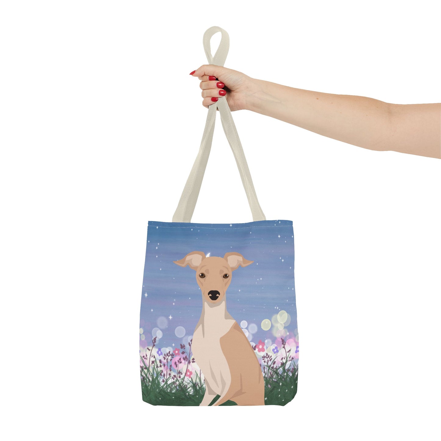 Italian Greyhound Dog Tote Bag 13x13