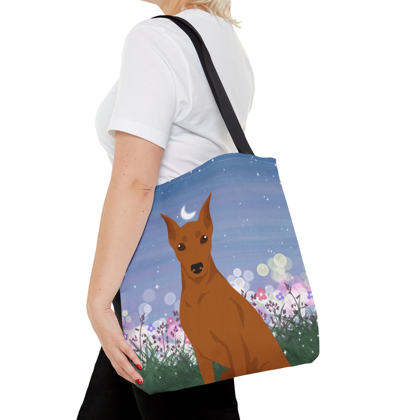 German Pinscher Dog Tote Bag 16x16