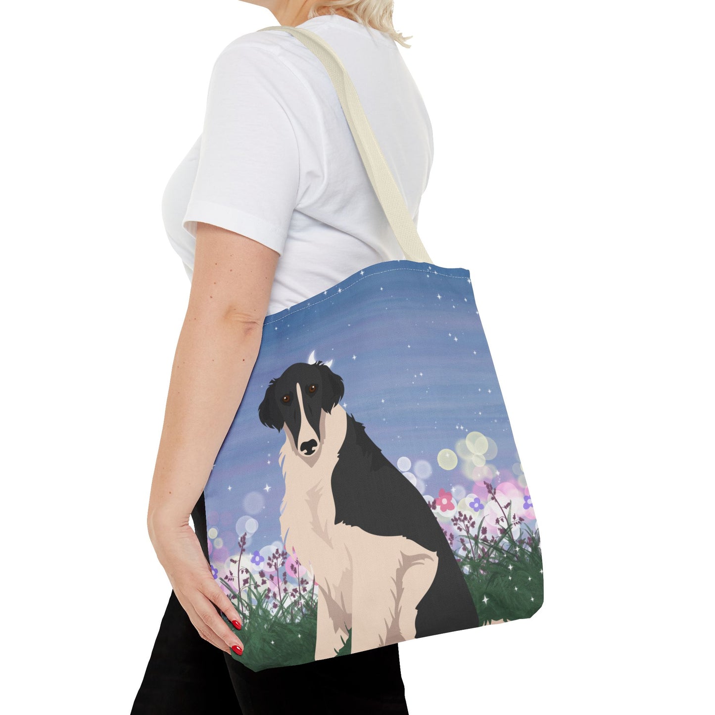 Borzoi Dog Tote Bag 16x16