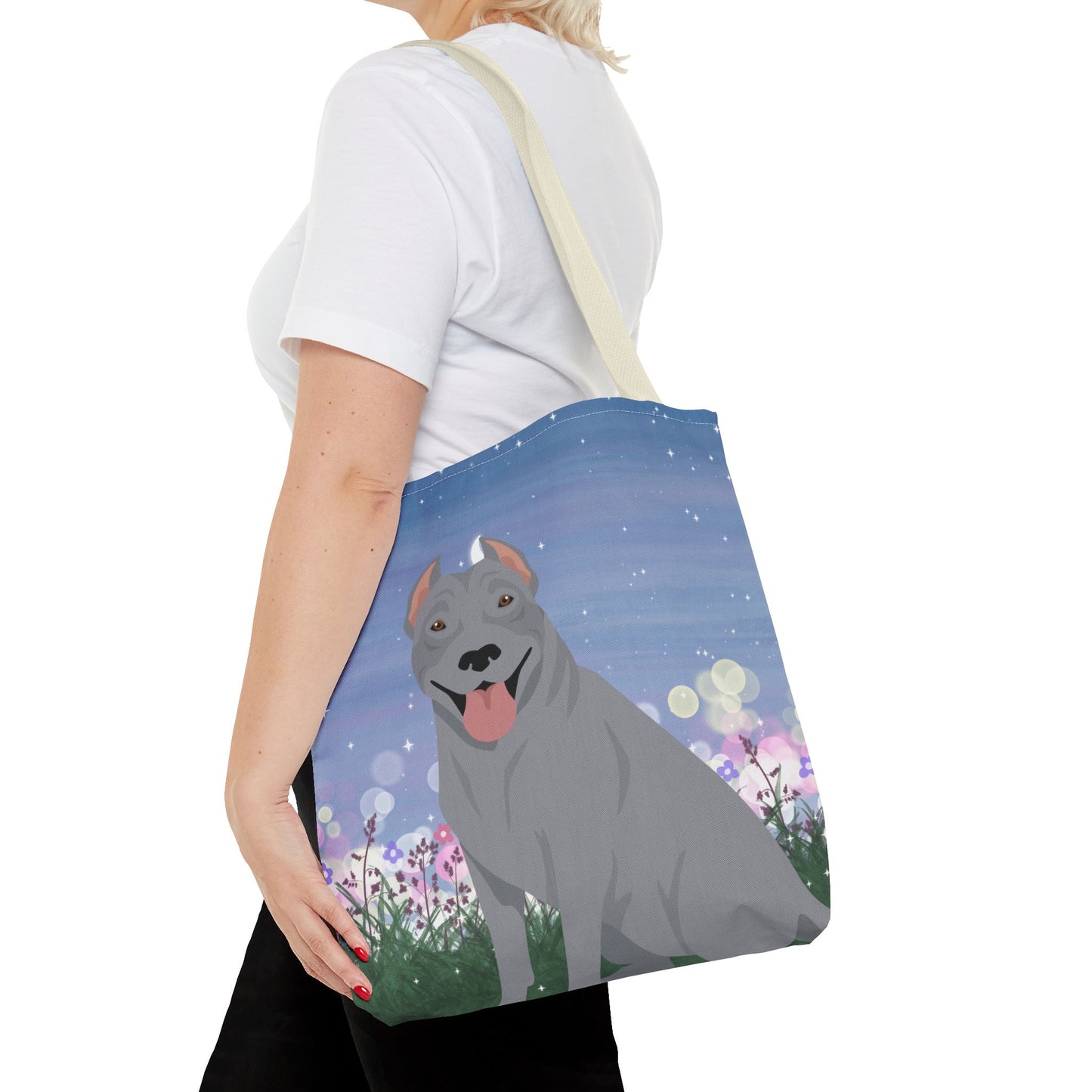 Pit Bull Dog Tote Bag 16x16