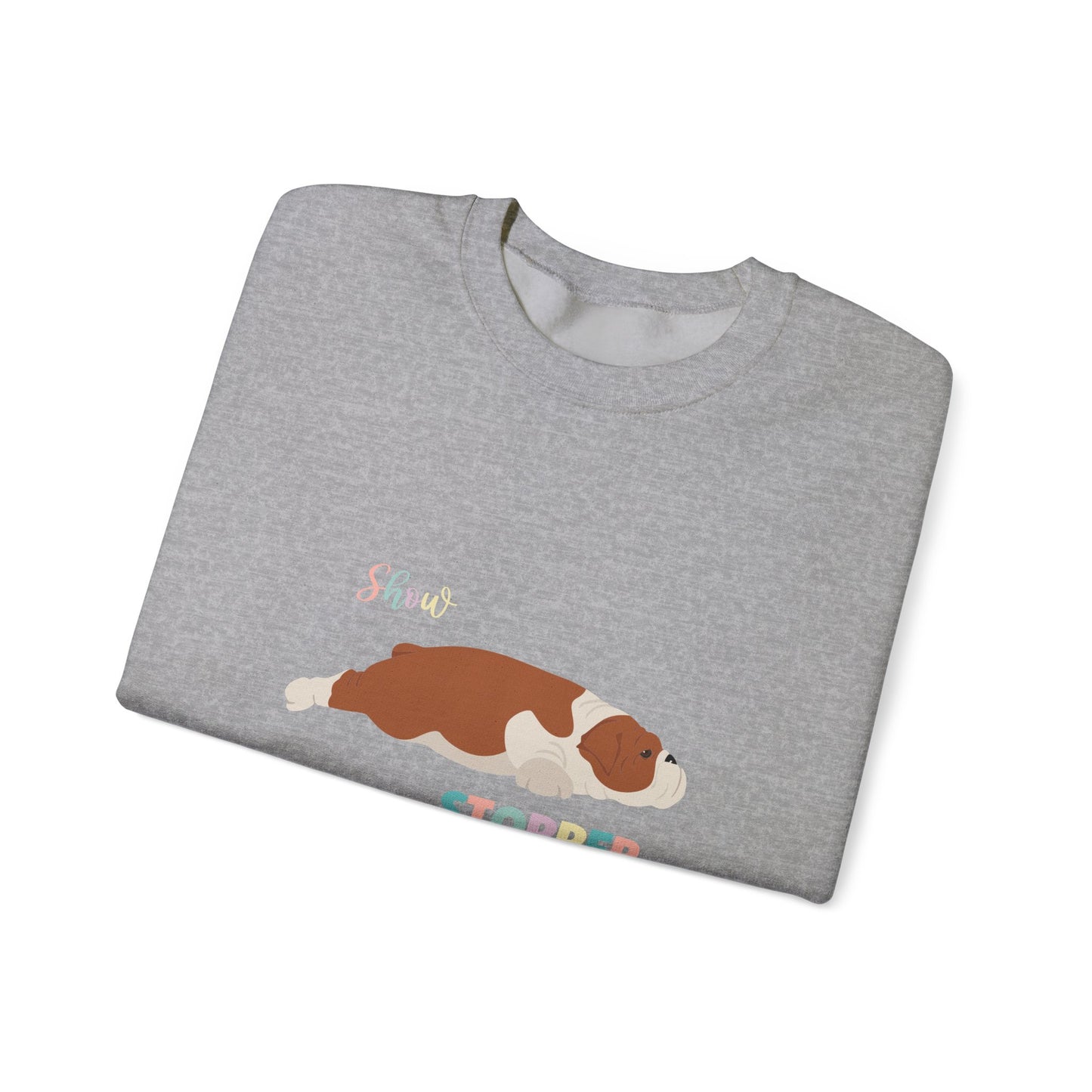 Bulldog Dog Unisex Heavy Blend Crewneck Sweatshirt