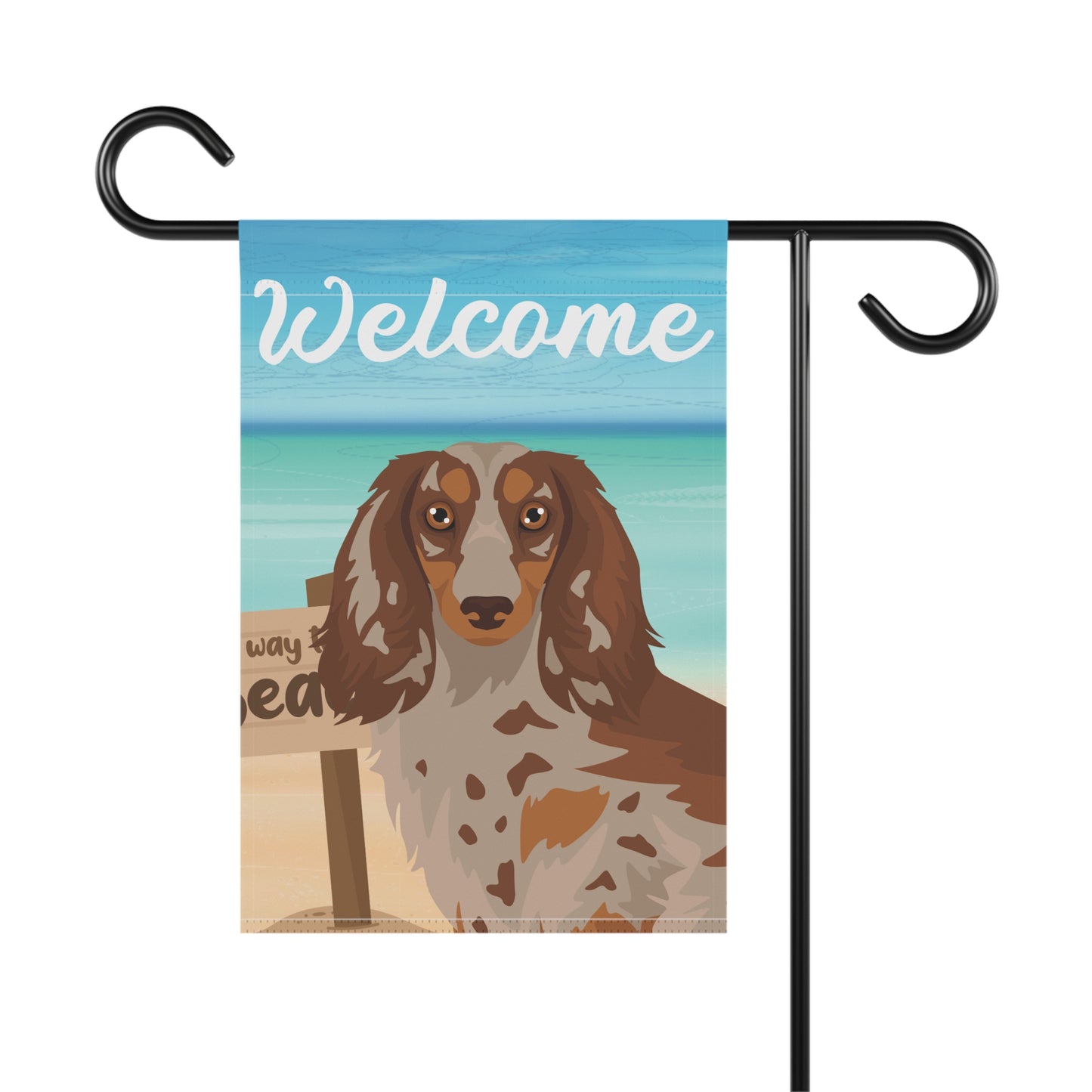 Dachshund Dog Garden Flag