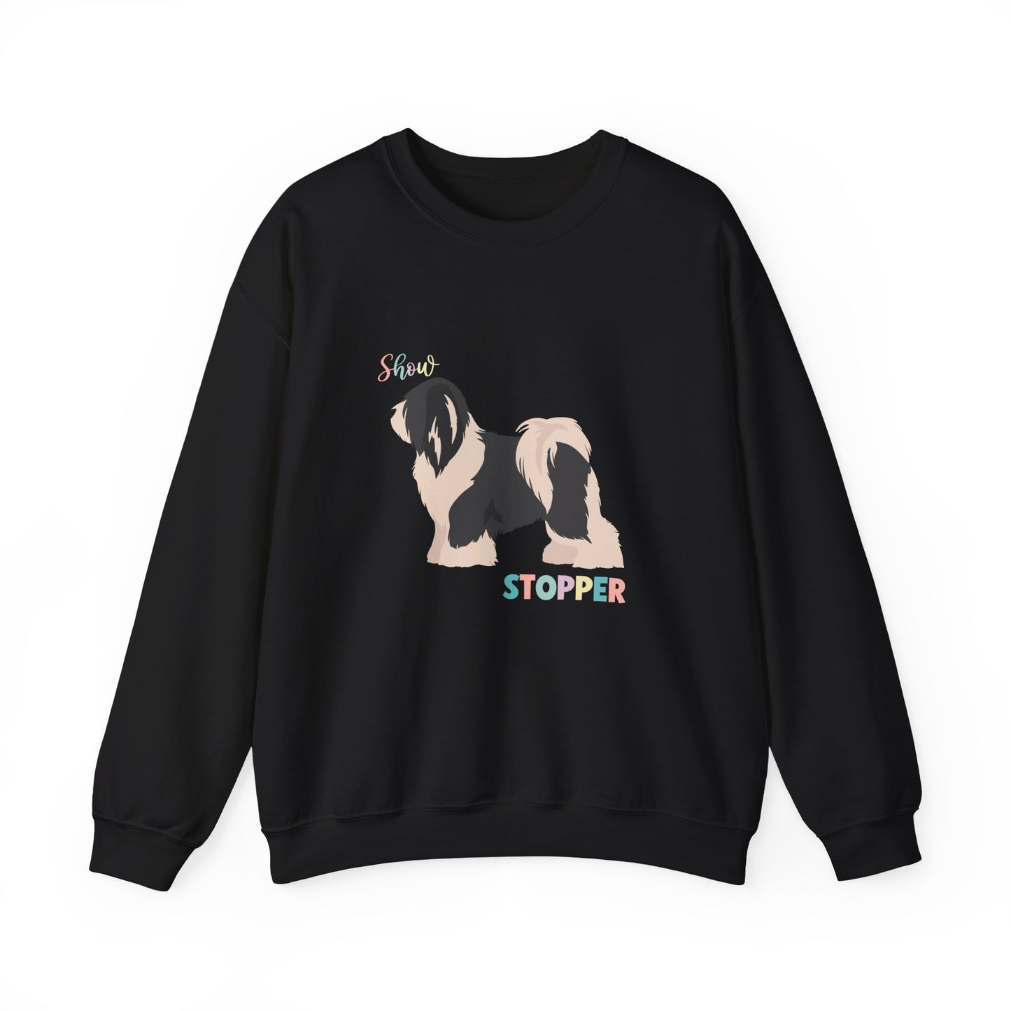 Tibetan Terrier Dog Unisex Heavy Blend Crewneck Sweatshirt