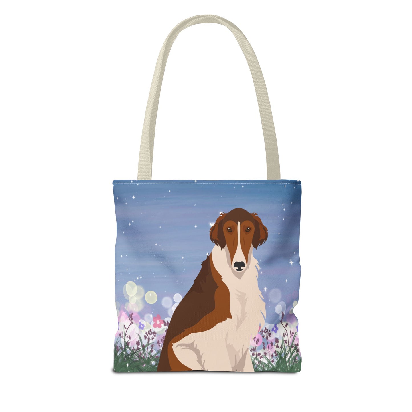 Borzoi Dog Tote Bag 13x13