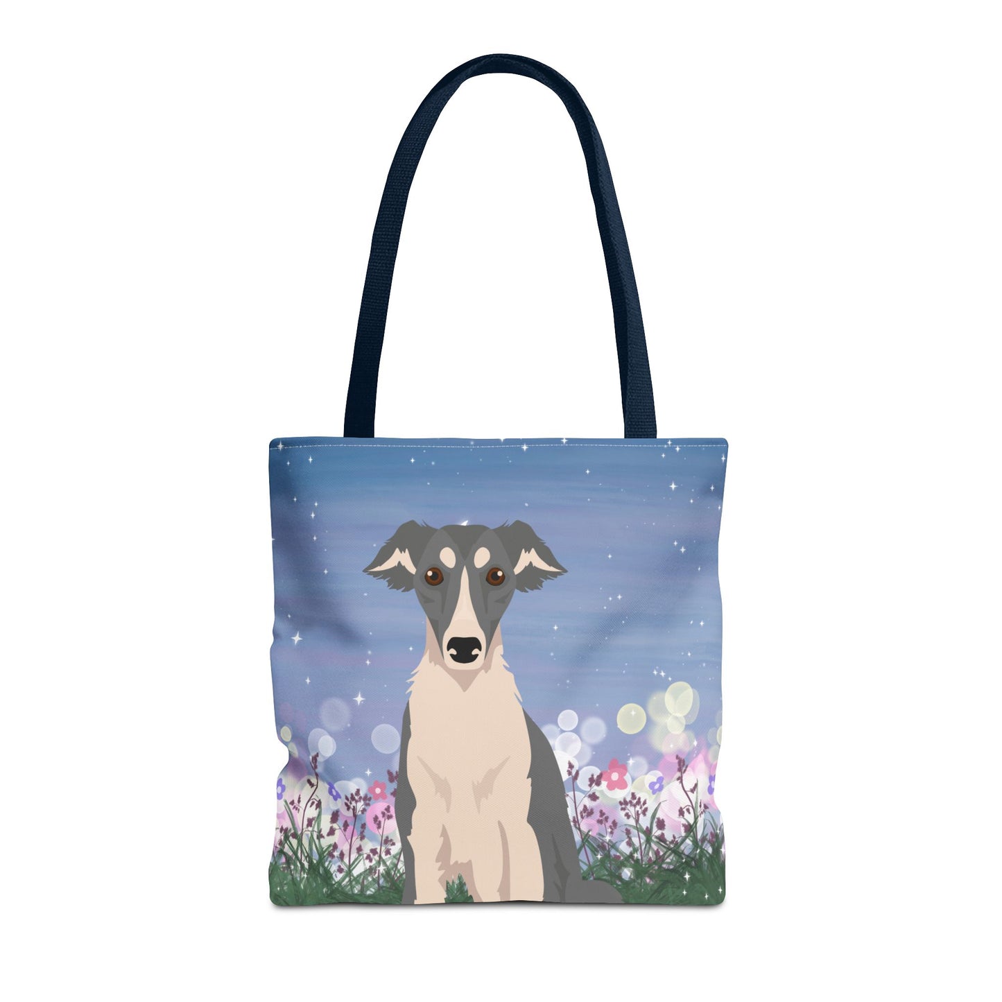 Silken Windhound Dog Tote Bag 16x16
