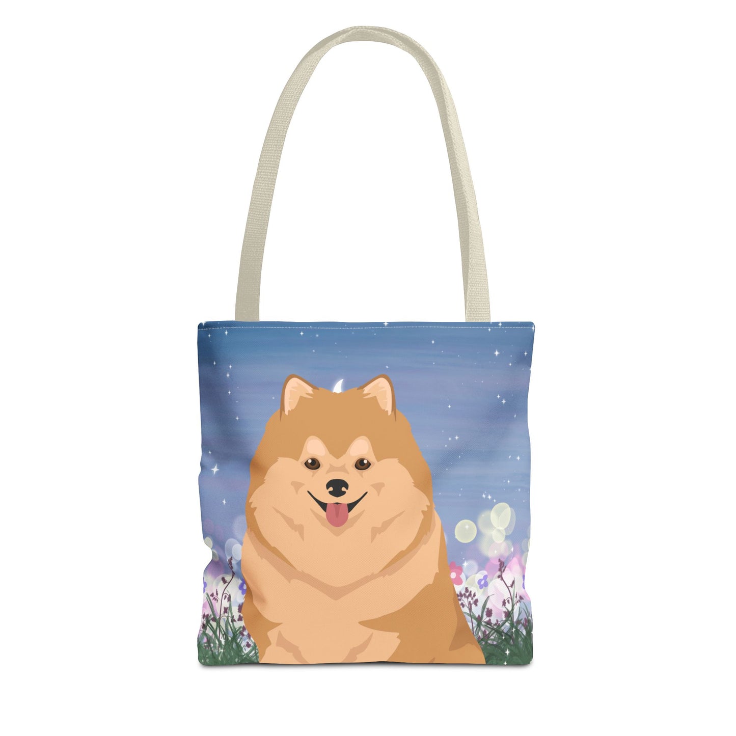 Pomeranian Dog Tote Bag 13x13