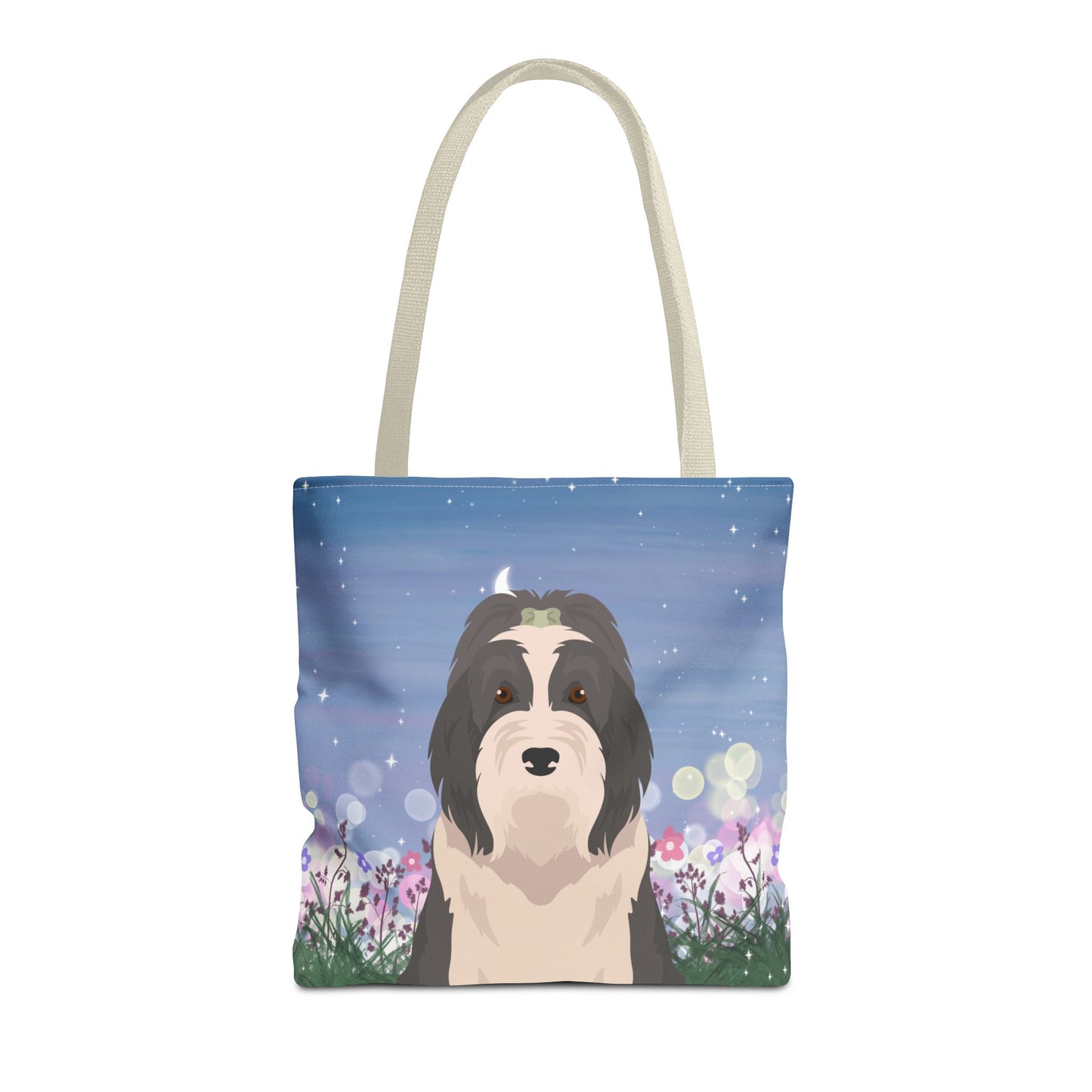 Bearded Collie Dog Tote Bag 16x16