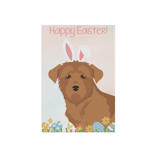 Glen of Immal Dog Happy Easter Garden Flag