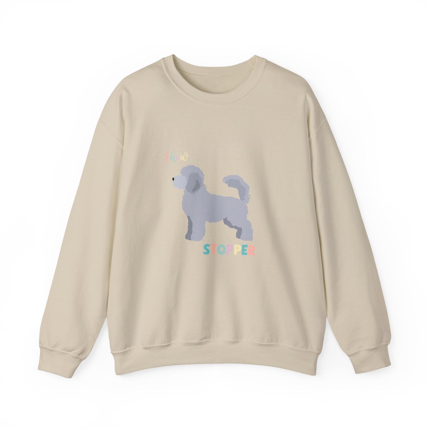 Poodle Dog Unisex Heavy Blend Crewneck Sweatshirt