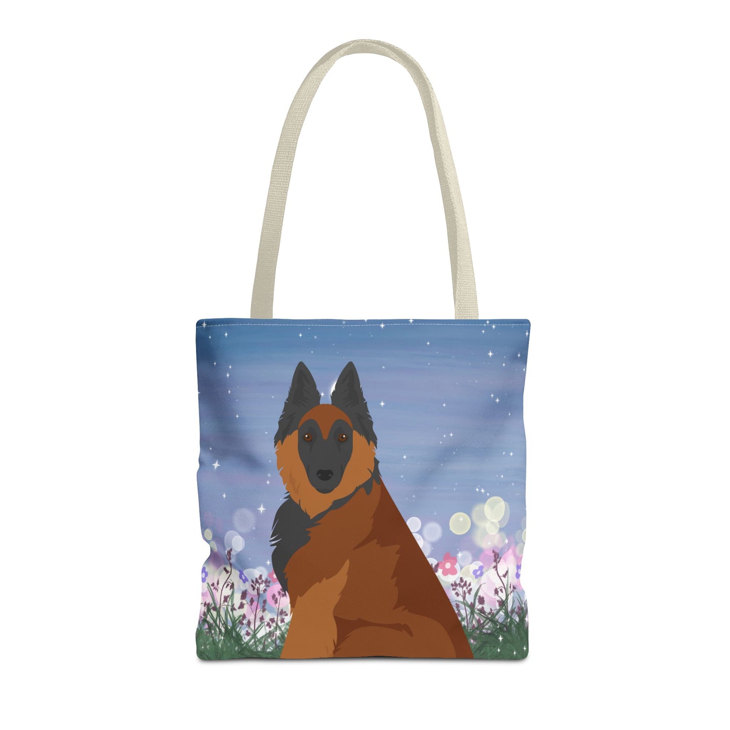 Belgian Tervuren Dog Tote Bag 16x16