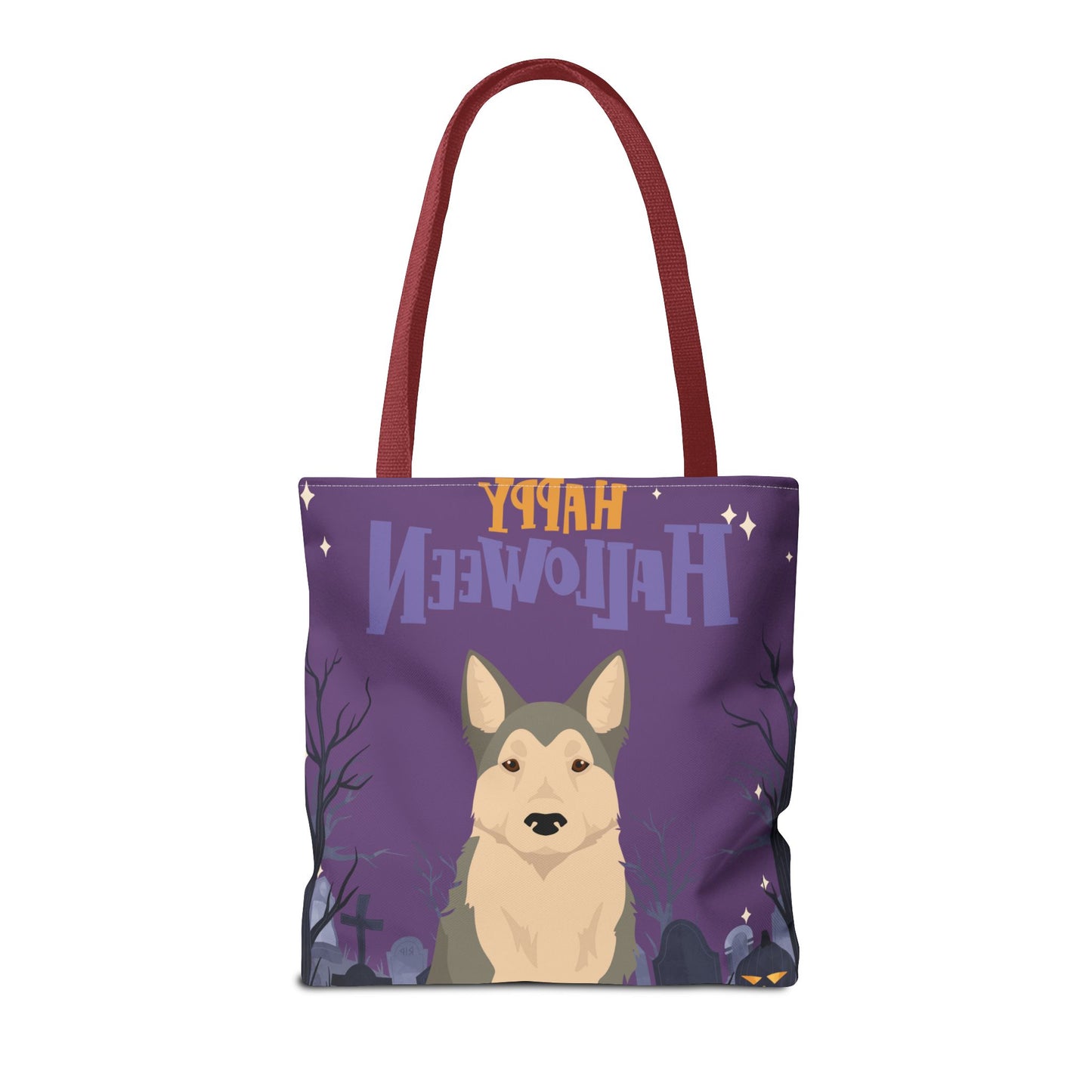 West Siberian Laika Dog Happy Halloween Tote Bag 16x16