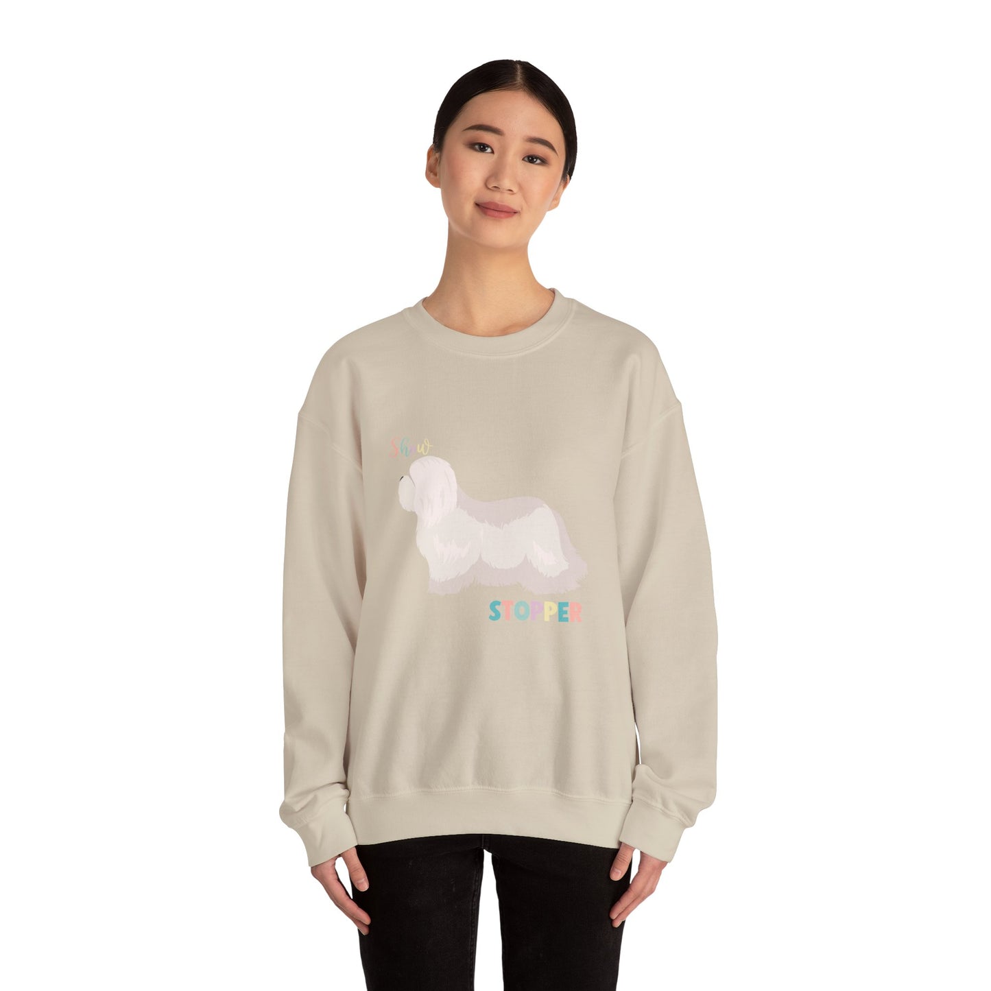 Coton De Tulear Dog Unisex Heavy Blend Crewneck Sweatshirt