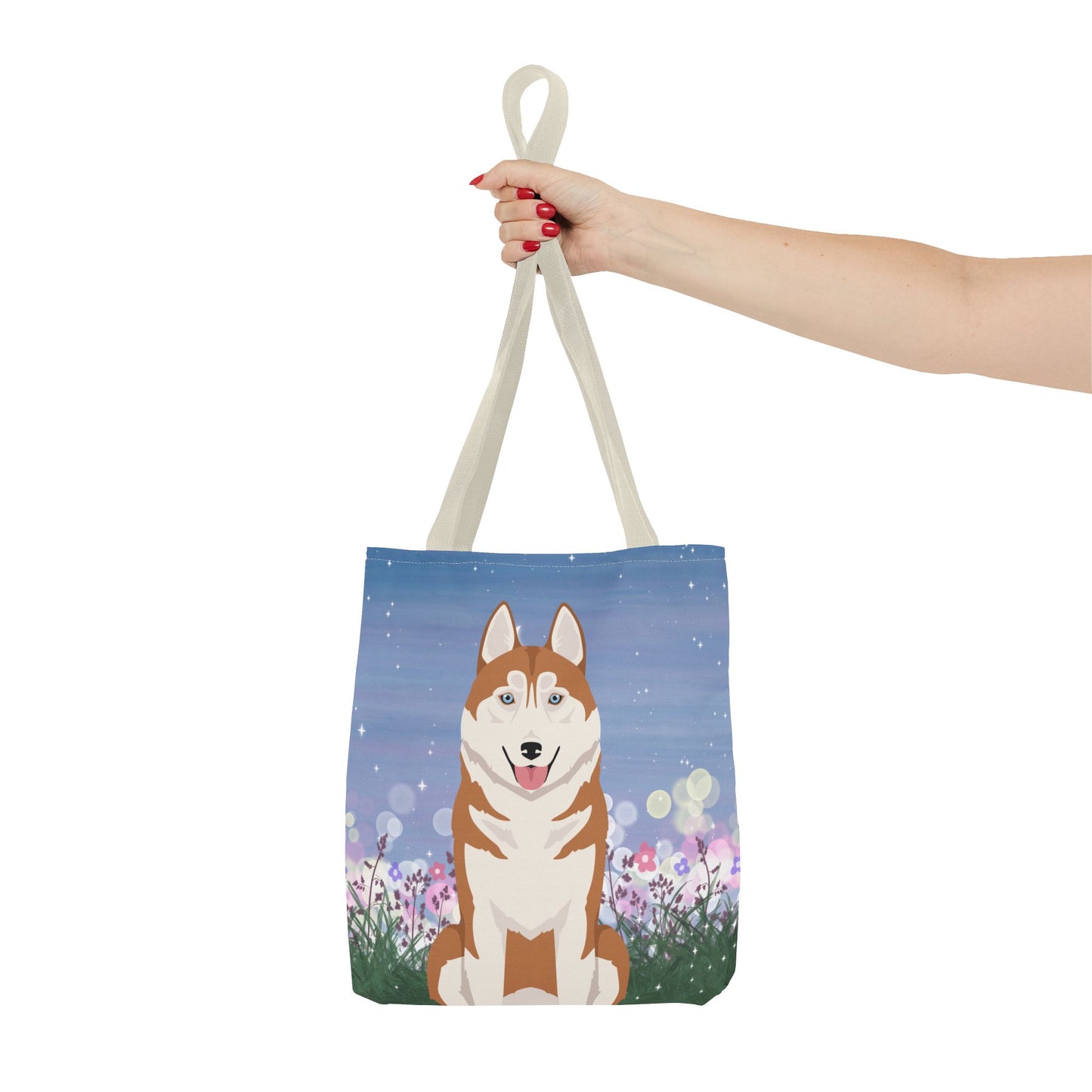 Siberian Husky Dog Tote Bag 13x13