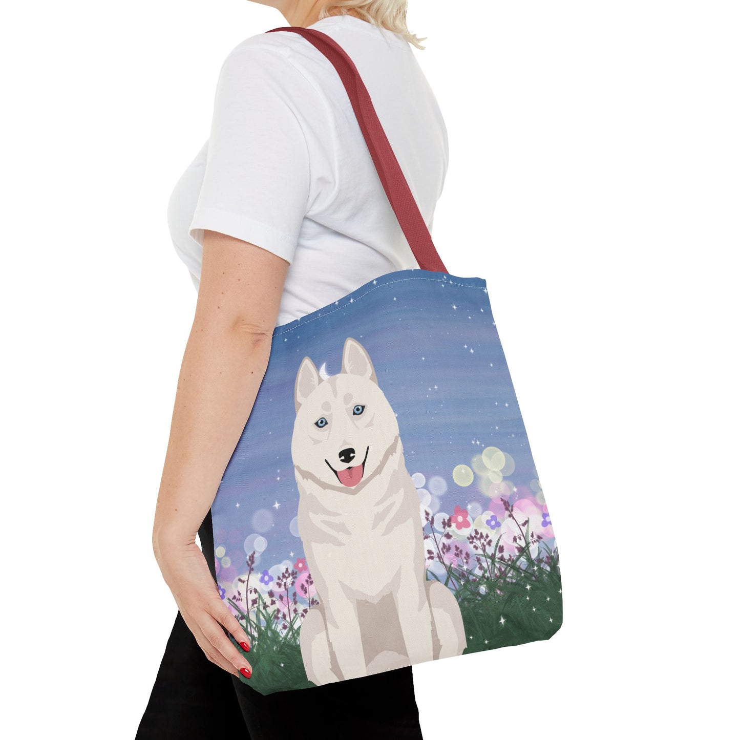 Siberian Husky Dog Tote Bag 16x16