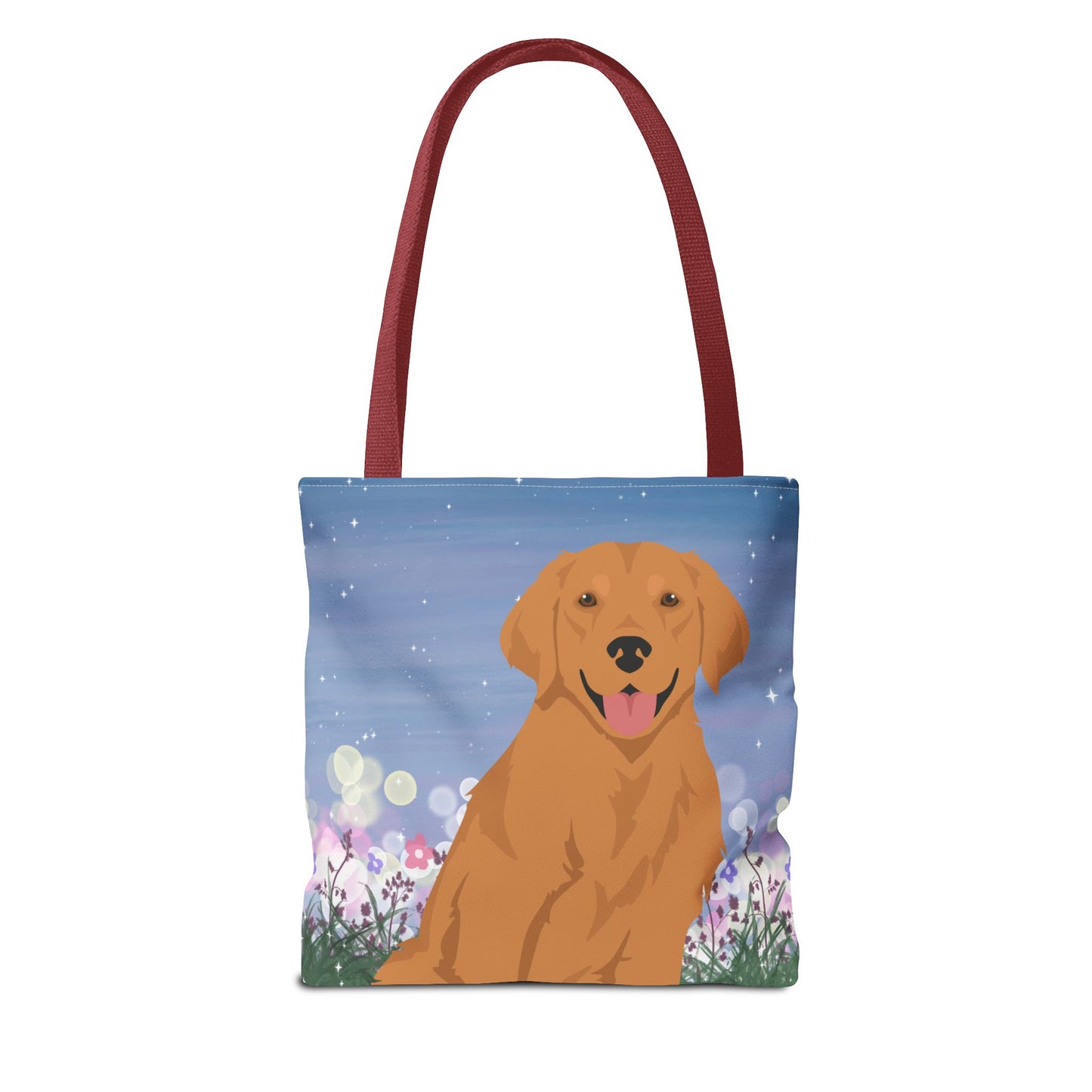 Golden Retriever Dog Tote Bag 13x13