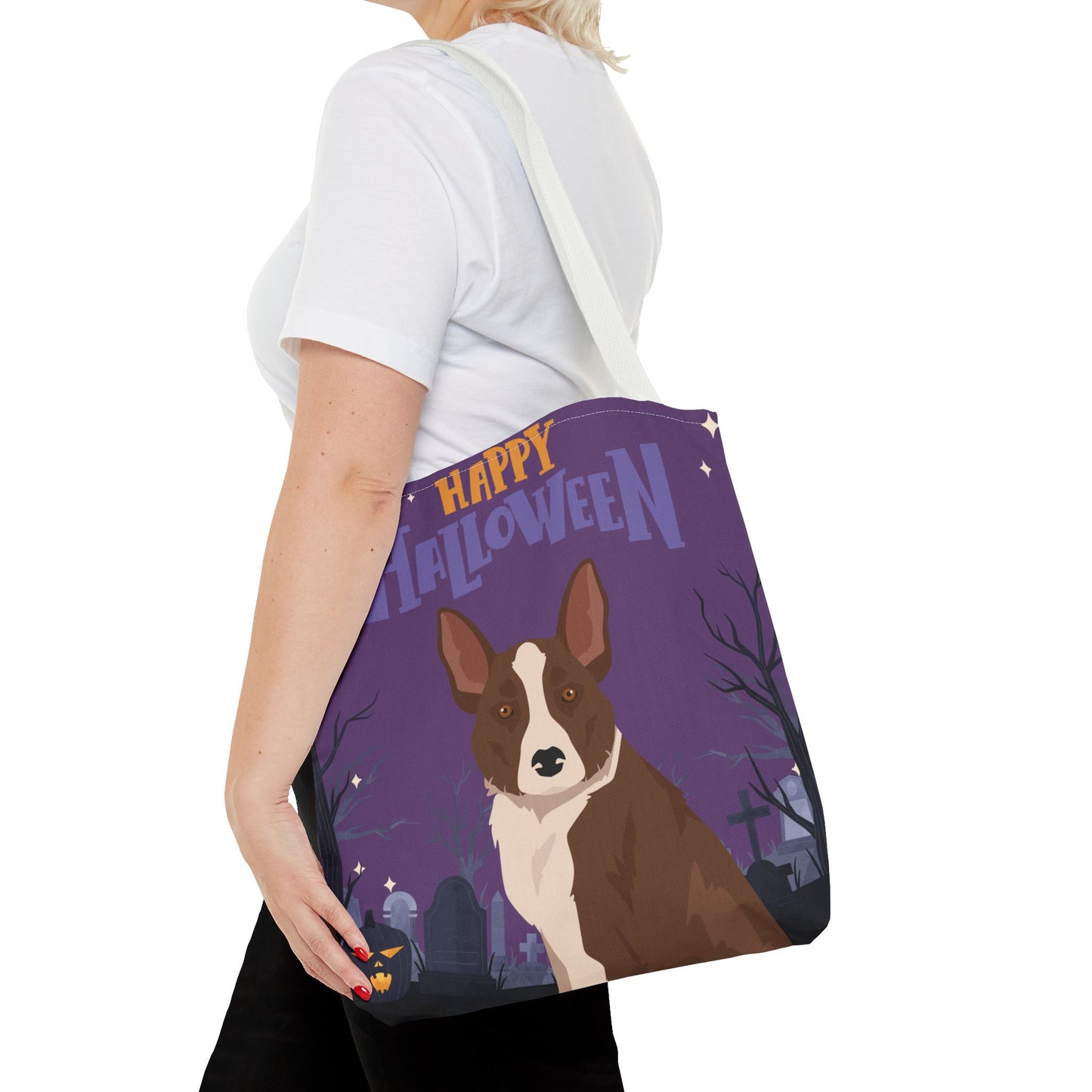 McNab Dog Dog Happy Halloween Tote Bag 16x16
