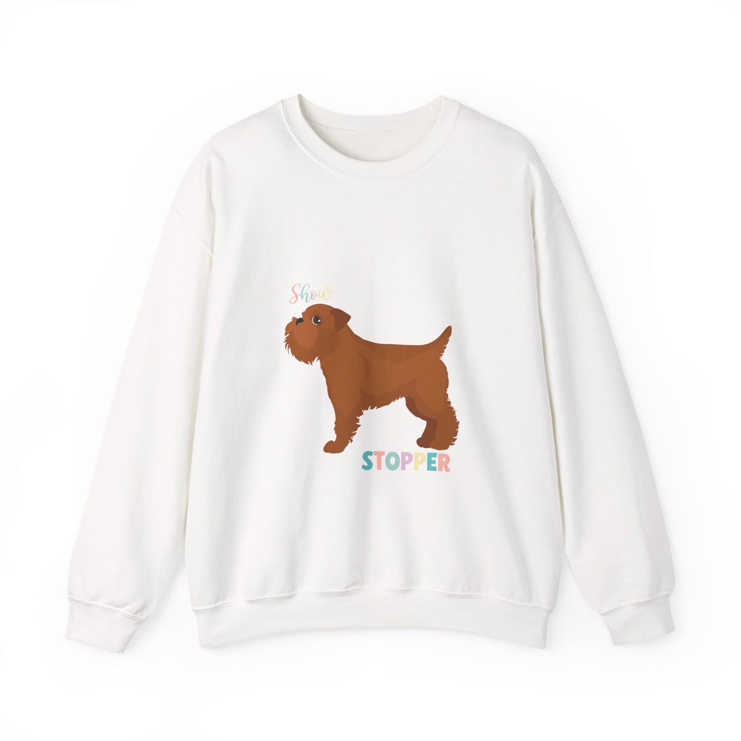 Brussels Griffion Dog Unisex Heavy Blend Crewneck Sweatshirt