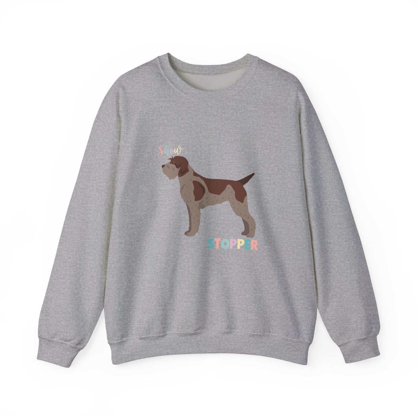 Wirehaired Pointer Griffon Dog Unisex Heavy Blend Crewneck Sweatshirt