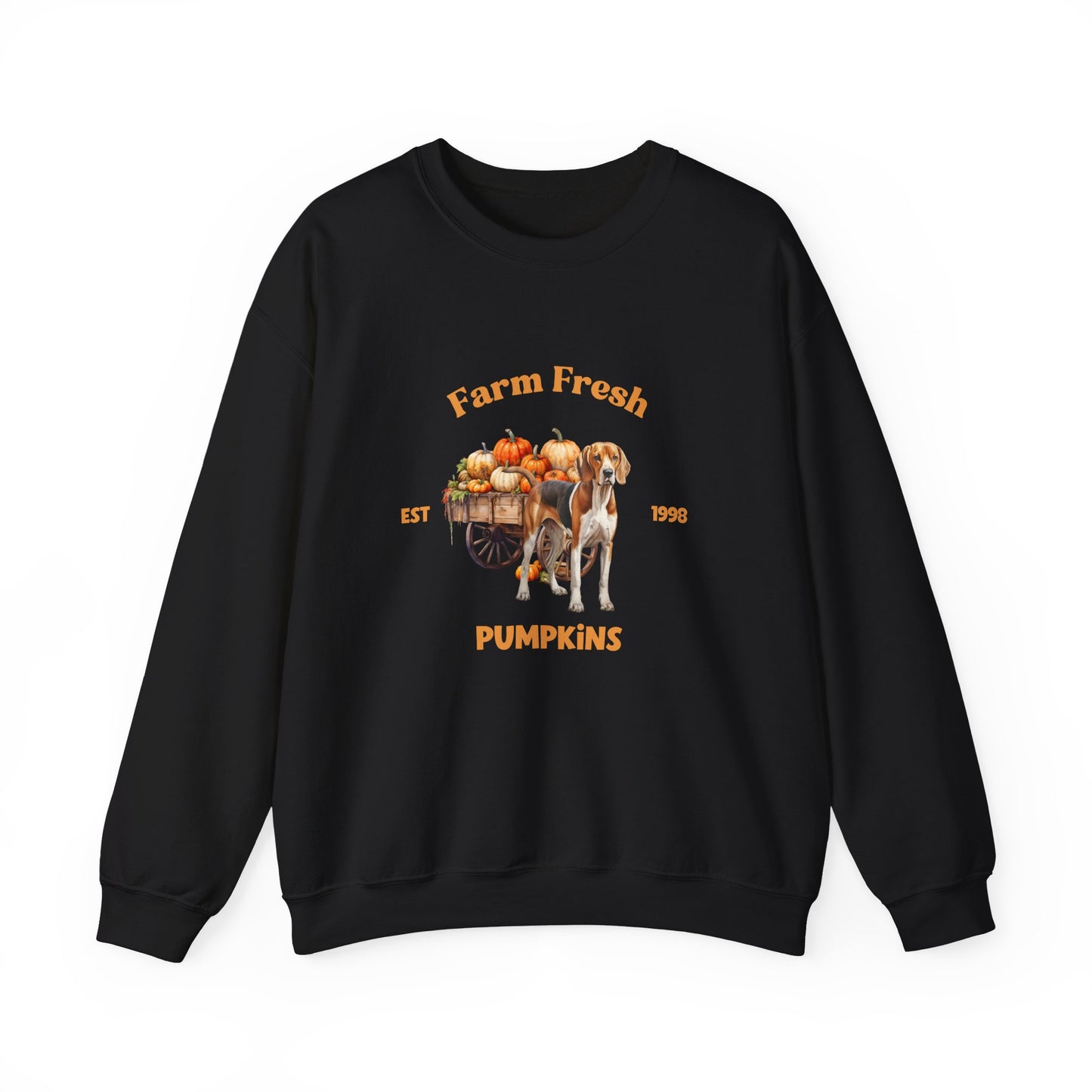 American Foxhound Dog Fall Unisex Heavy Blend Crewneck Sweatshirt