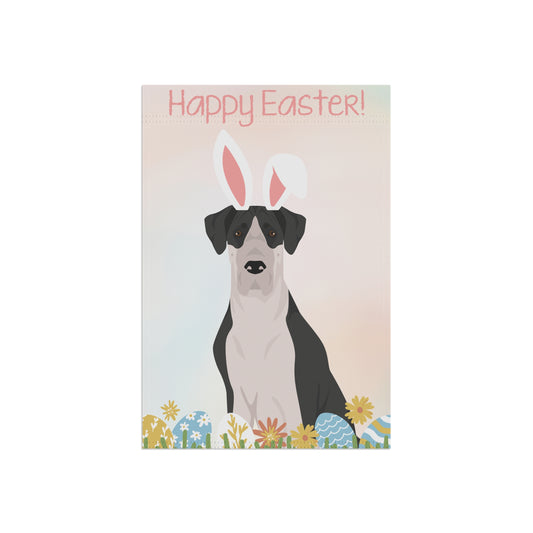 Great Dane Dog Happy Easter Garden Flag