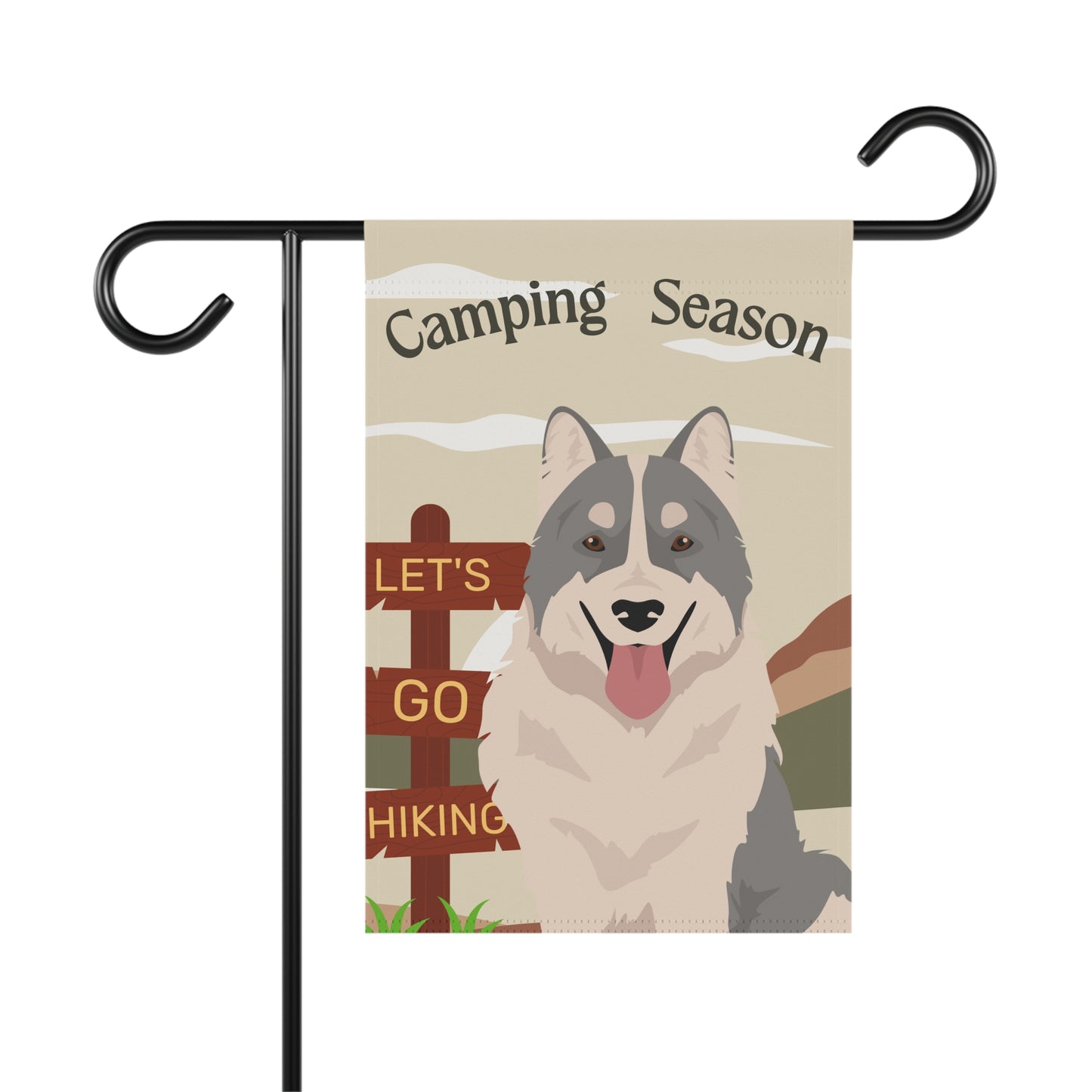 Thai Bangkaew Dog Camping Garden Flag